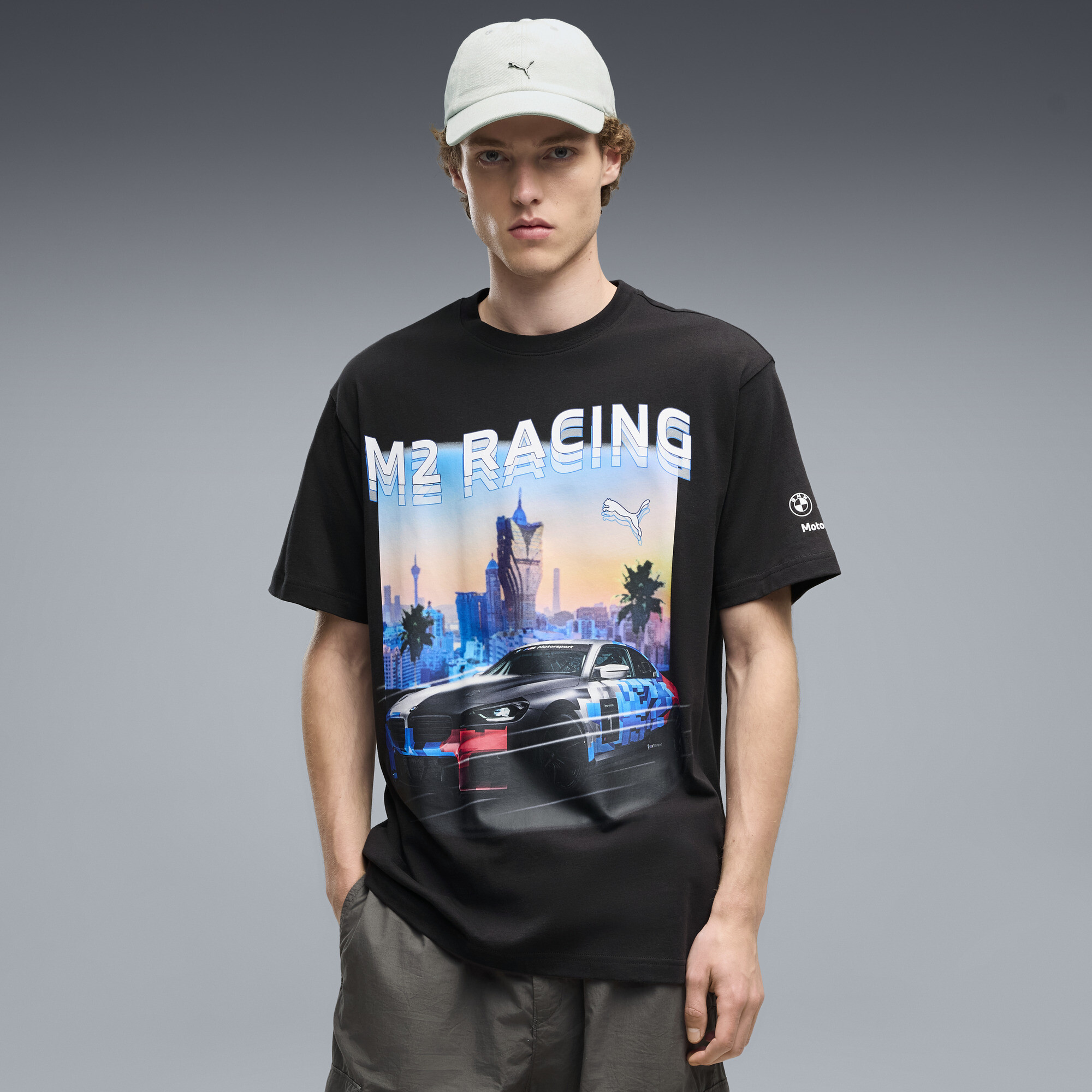 PUMA BMW M Motorsport Men's Graphic T-Shirt in Black