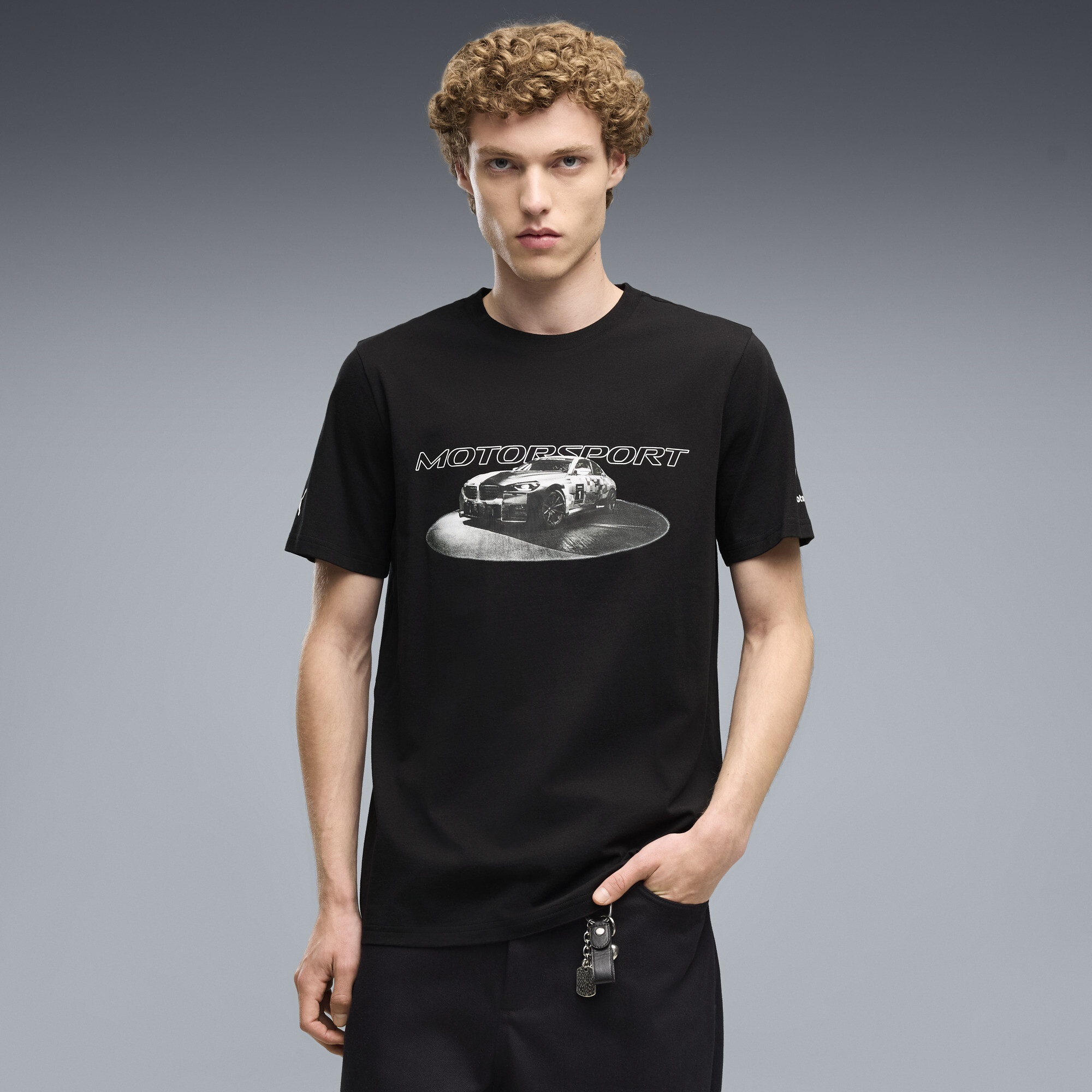 PUMA BMW M Motorsport Men's Graphic T-Shirt in Black