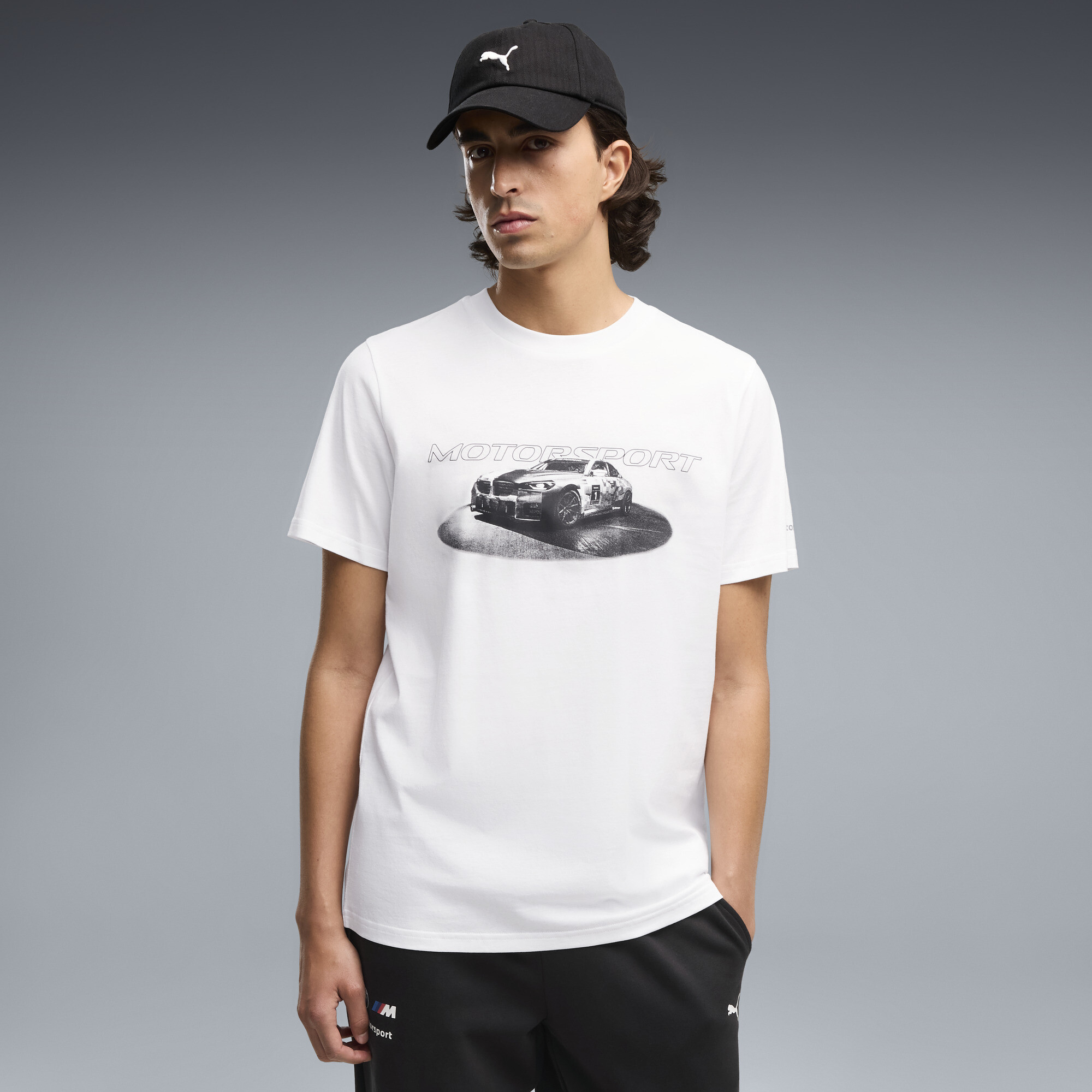 PUMA BMW M Motorsport Men's Graphic T-Shirt in White