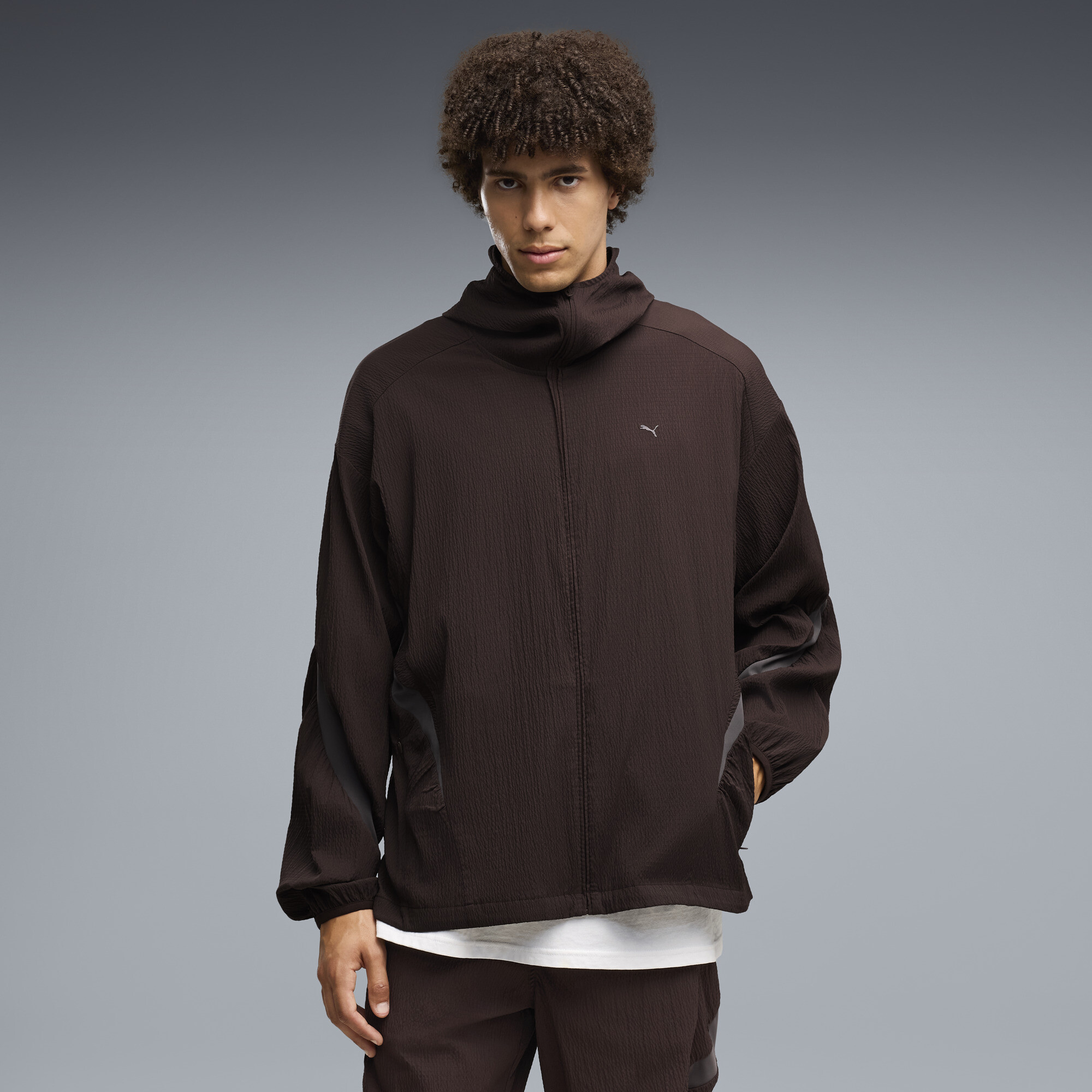 PUMA Veste de survtement CLRT Unisexe Vtements Marron XS 145 €