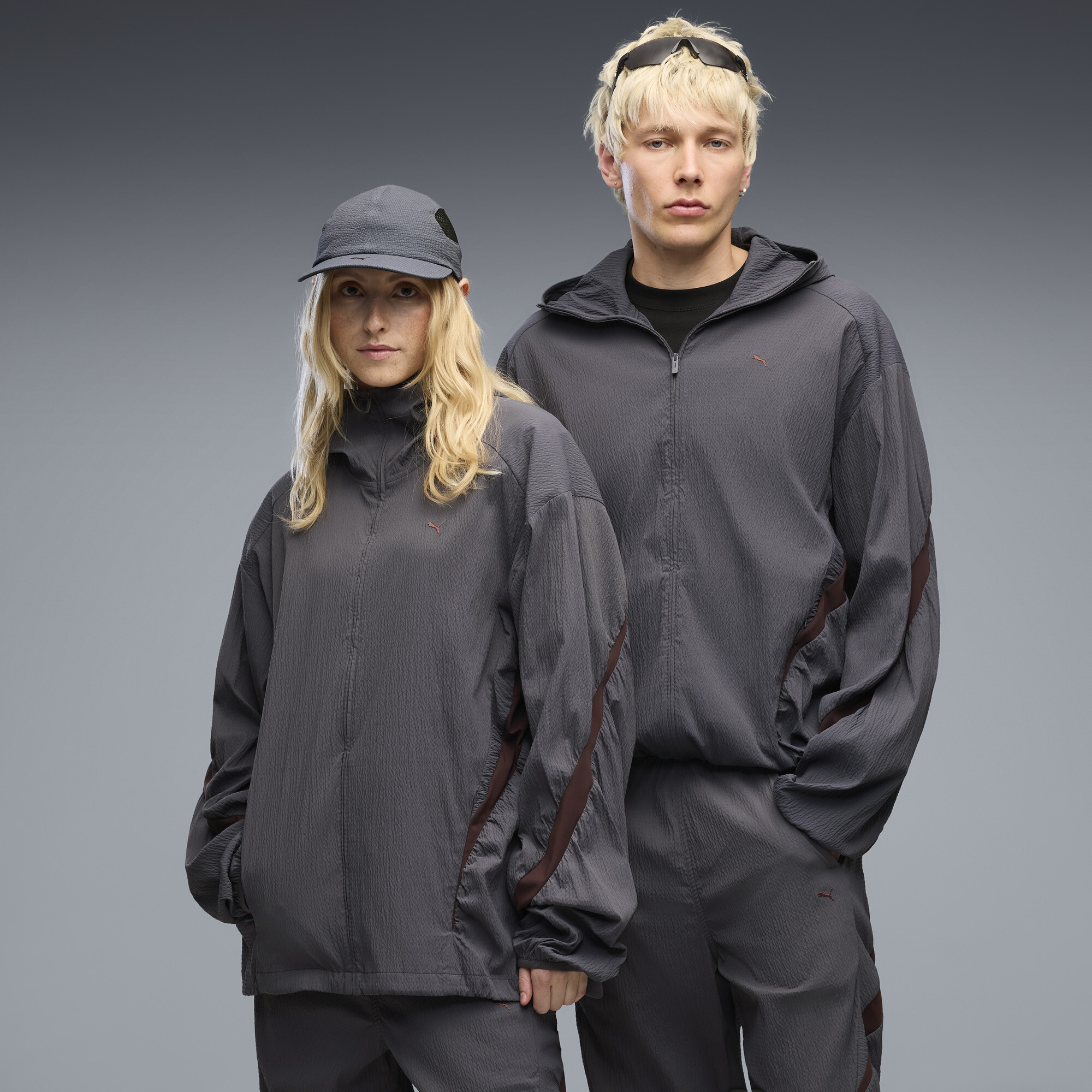 PUMA Veste de survtement CLRT Unisexe Vtements Gris XXL 145 €
