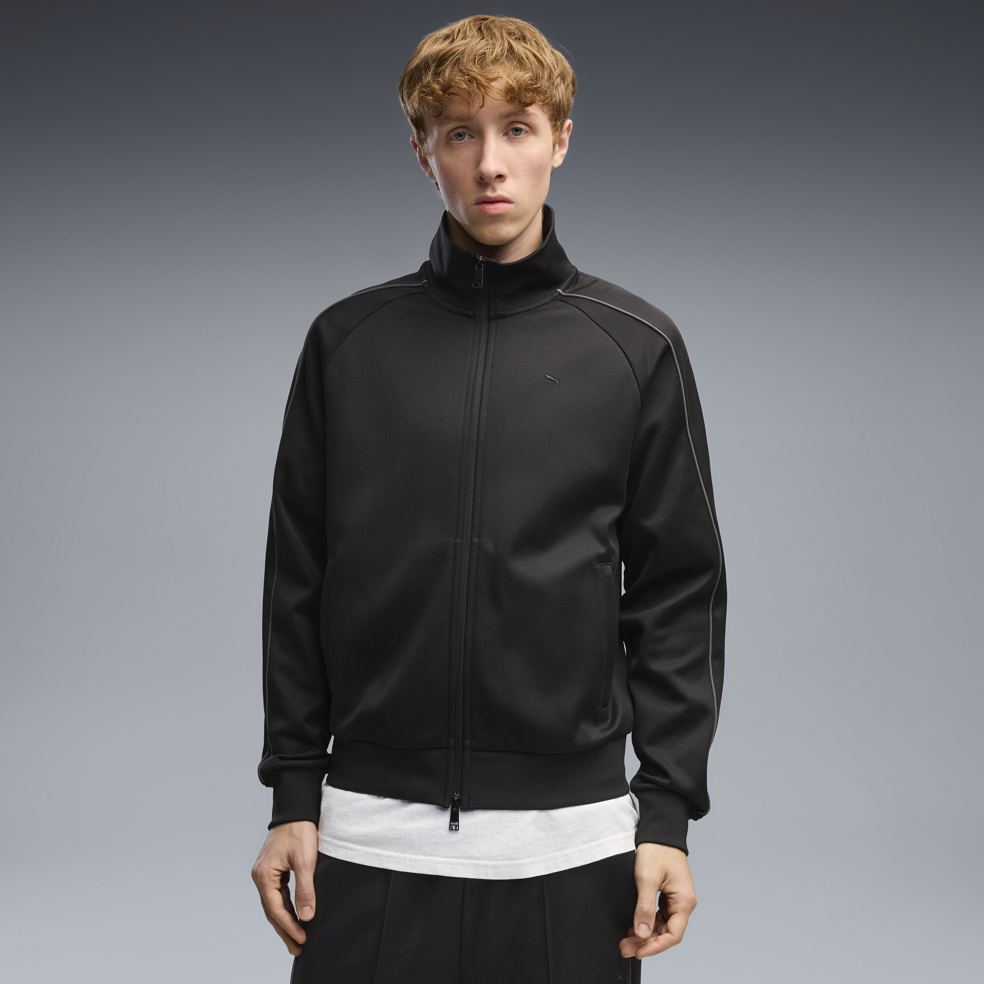 PUMA T7 Men's T7 Track Jacket in Black, Size XXL