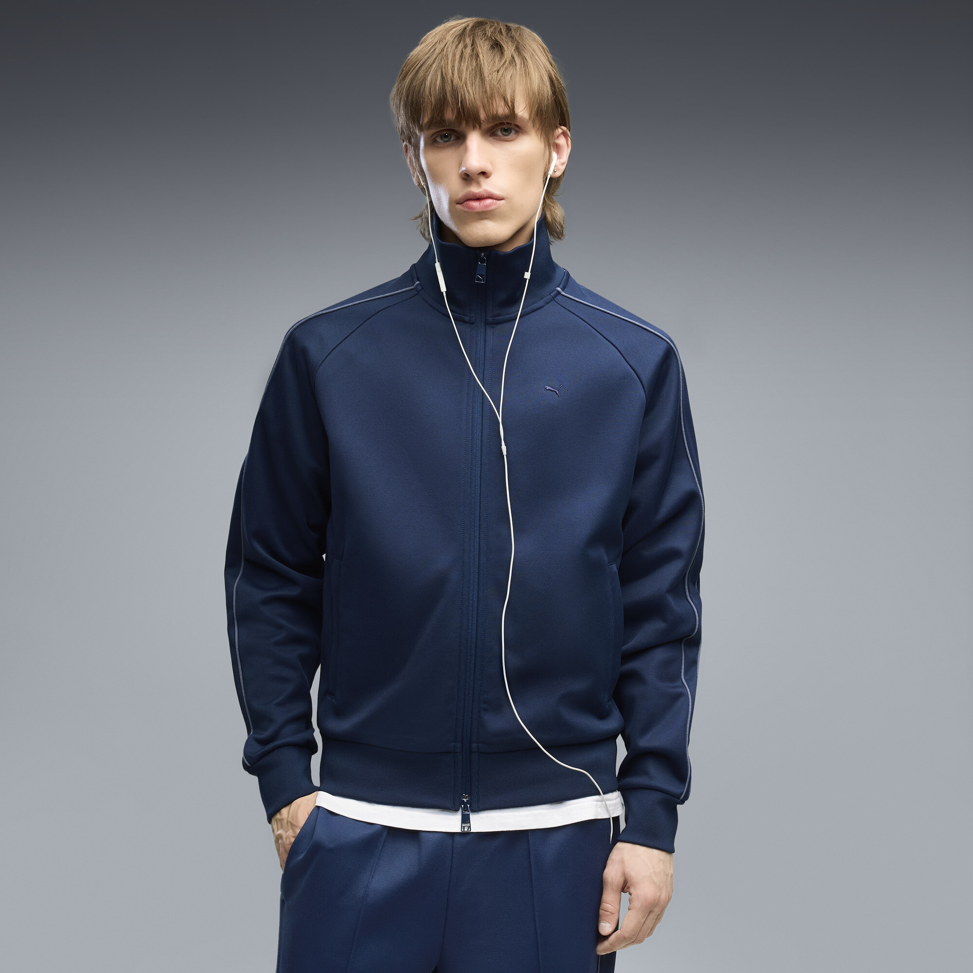 PUMA Veste de survtement T7 Homme Vtements Bleu XXL 110 €