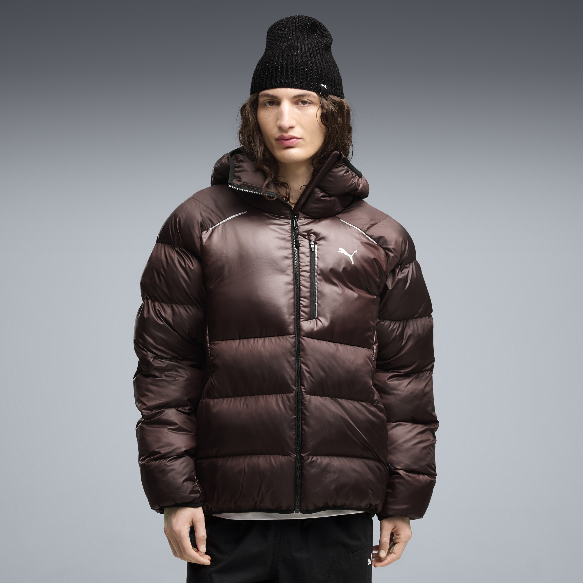 PUMATECH PrimaLoft® Pufferjacke Herren, Kleidung, Braun, L