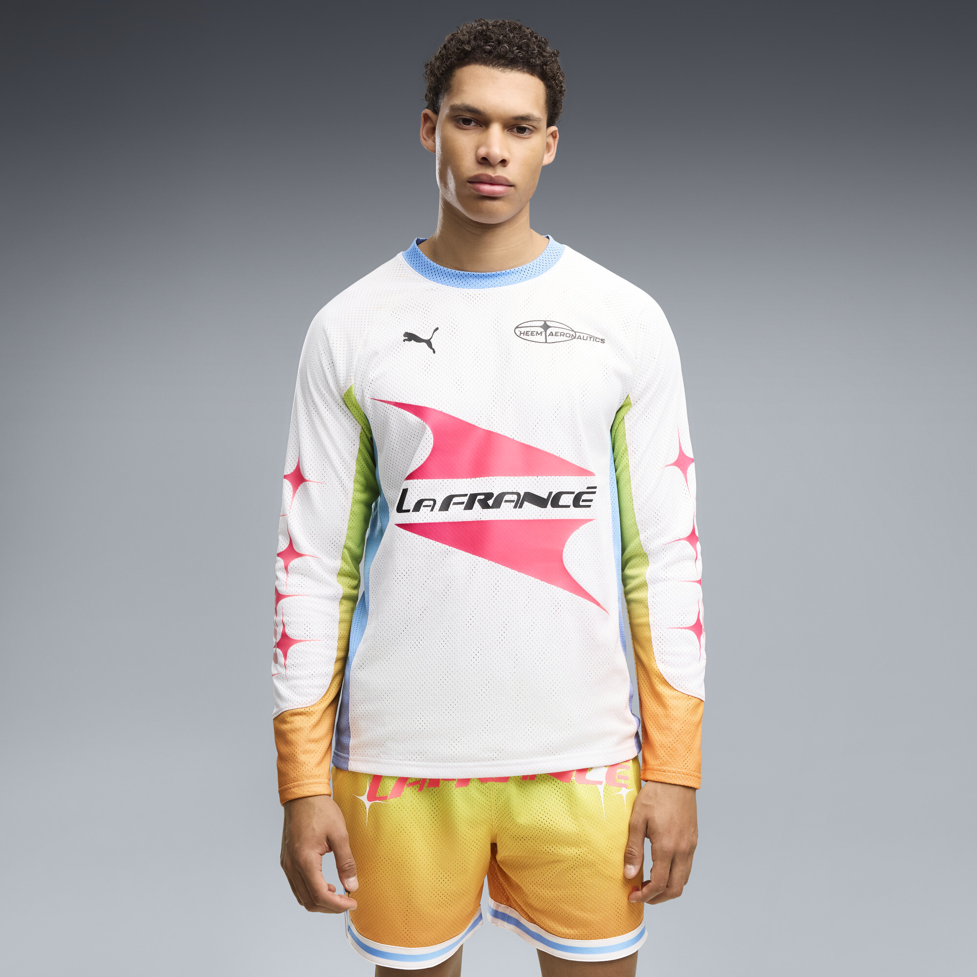 PUMA Maillot décontracté style moto Heem Aerospace LaFrancé Homme Accessoires