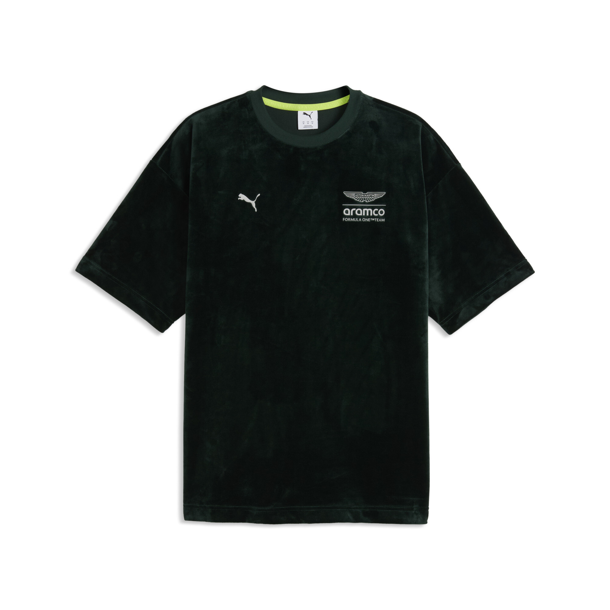 Męska koszulka PUMA x ASTON MARTIN ARAMCO F1® TEAM Lifestyle o luźnym kroju, Akcesoria, Zielony, XXL