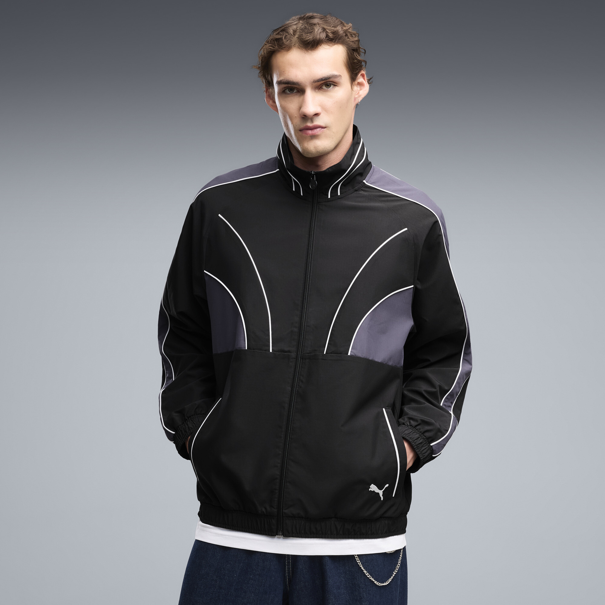 PUMA Veste de survtement tisse dcontracte T7 Homme Accessoires Noir S 100 €