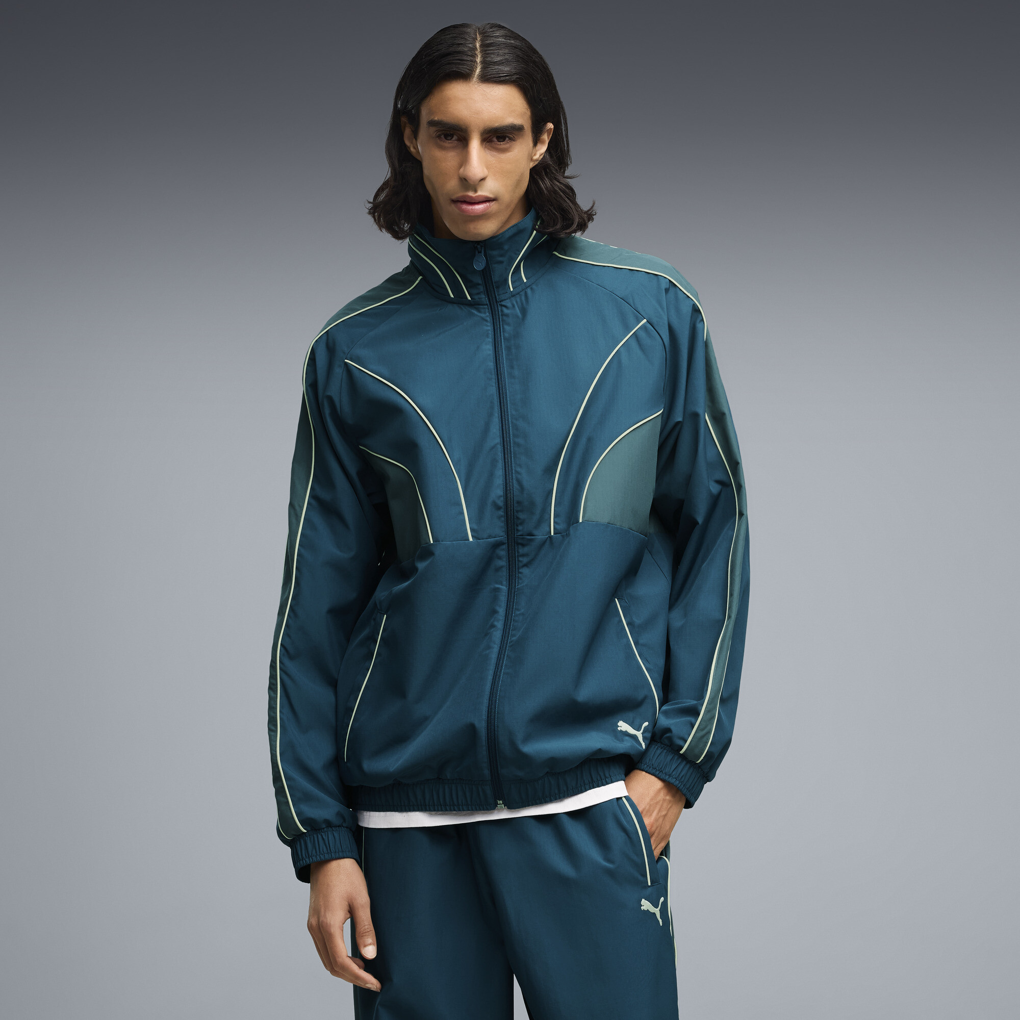 PUMA Veste de survtement tisse dcontracte T7 Homme Accessoires Bleu L 100 €
