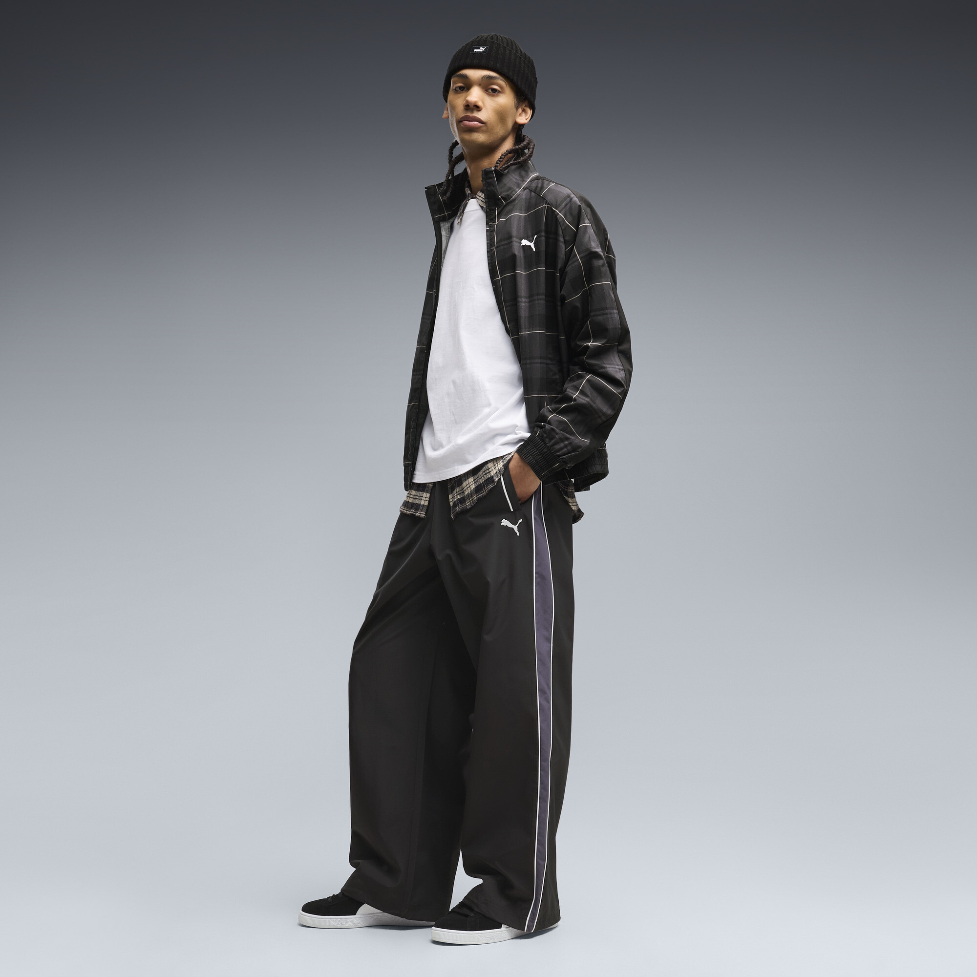 PUMA Pantalon de survtement oversize T7 Homme Vtements Noir L 70$