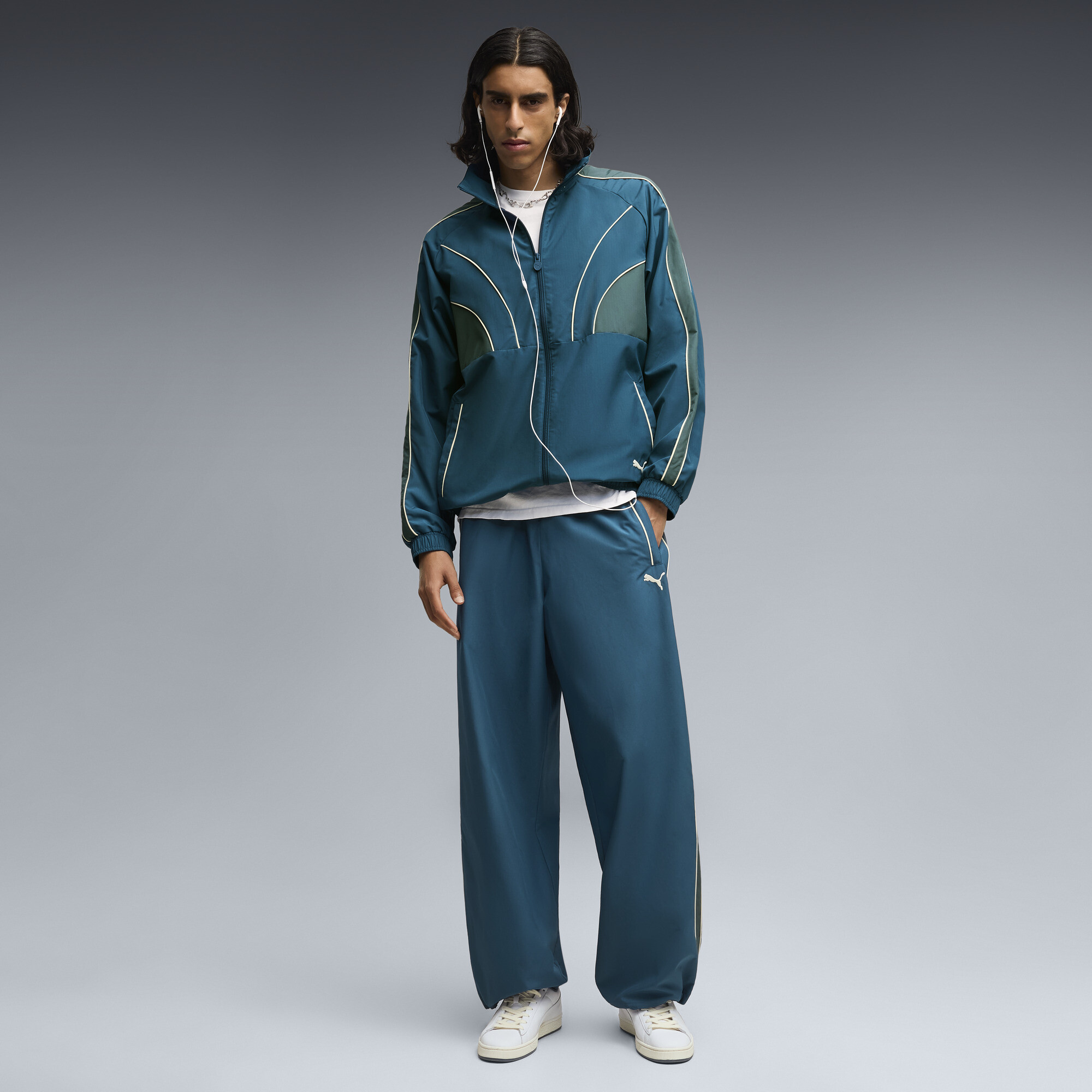PUMA Pantalon de survtement oversize T7 Homme Vtements Bleu XL 70$