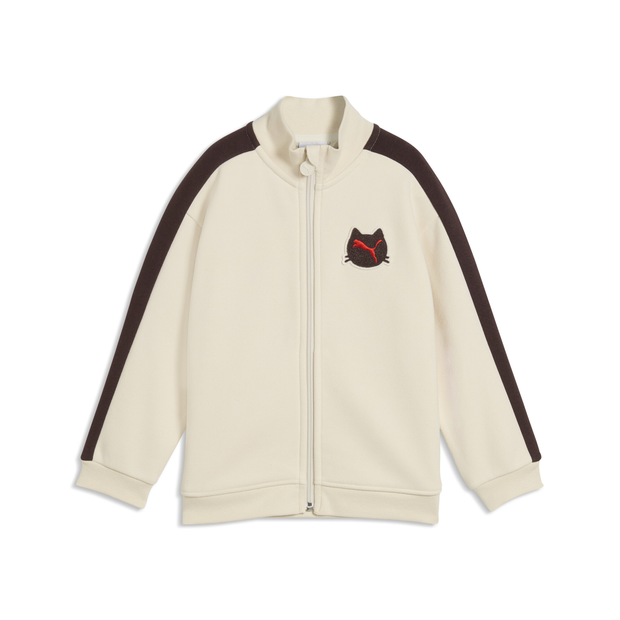PUMA T7 Imaginary Friend Relaxed Jacke mit Reißverschluss Kinder, Kleidung, Weiß, 2-3Y