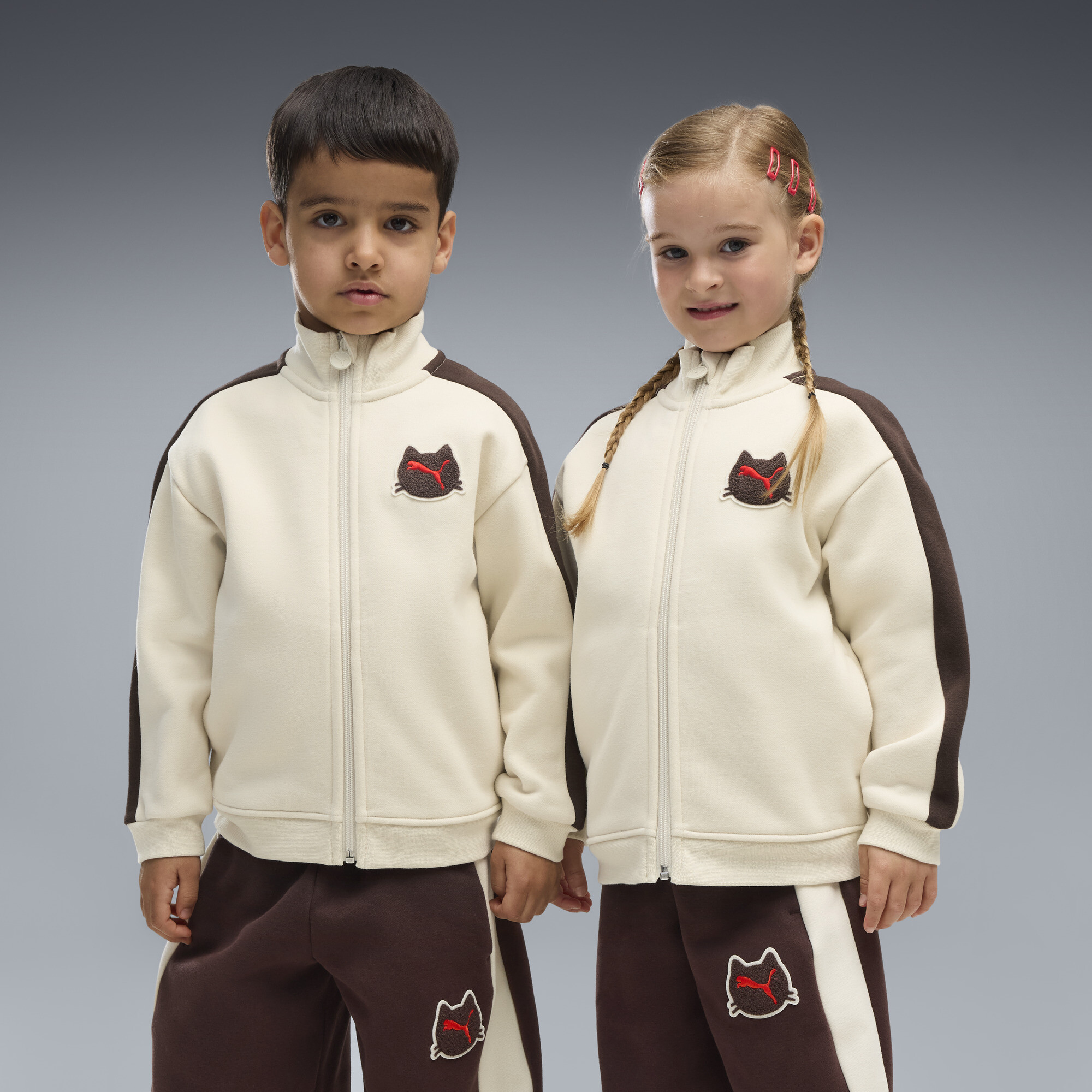 PUMA T7 Imaginary Friend Relaxed jack met volledige rits, Maat 2-3Y