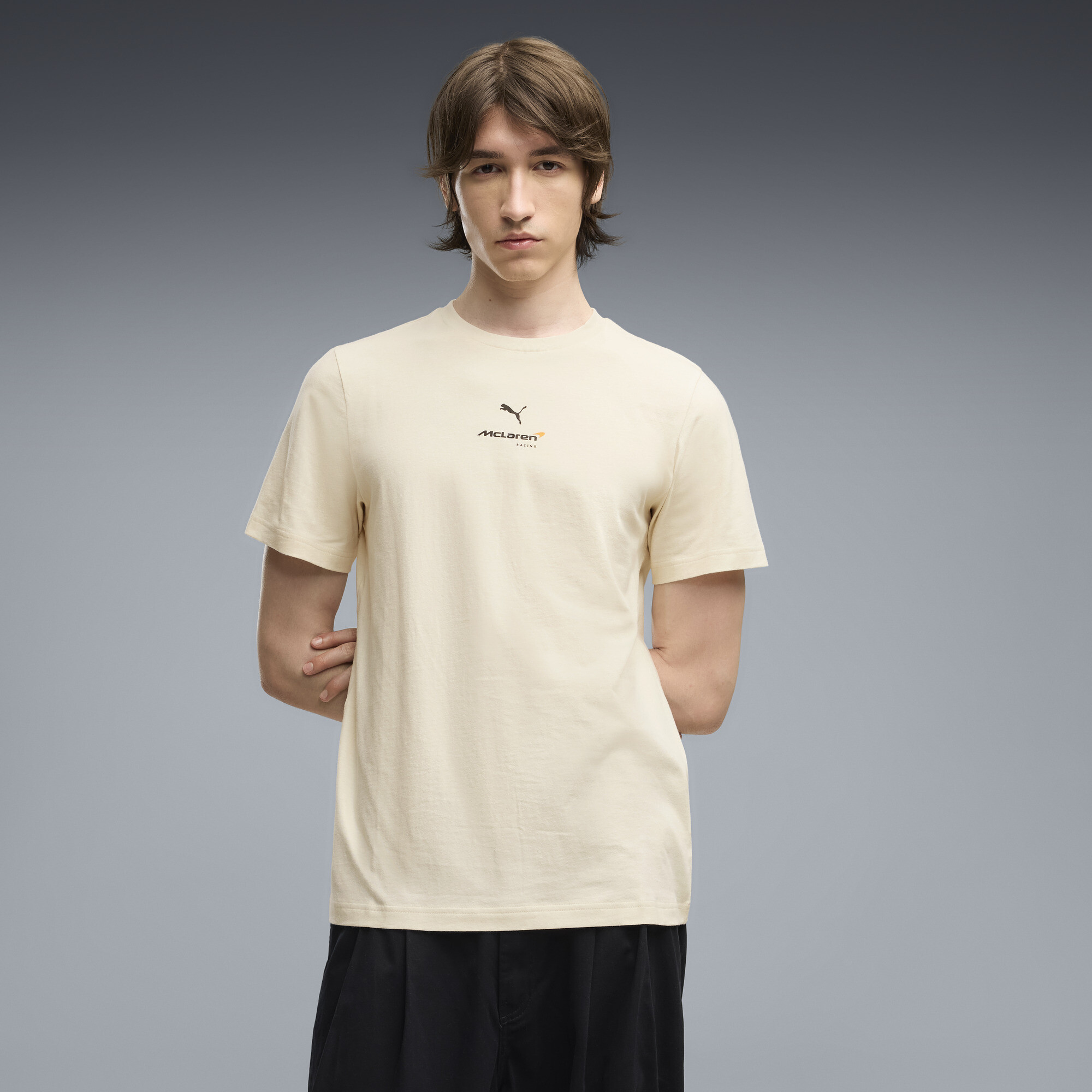PUMA McLAREN RACING Men's T-Shirt in White, Size M