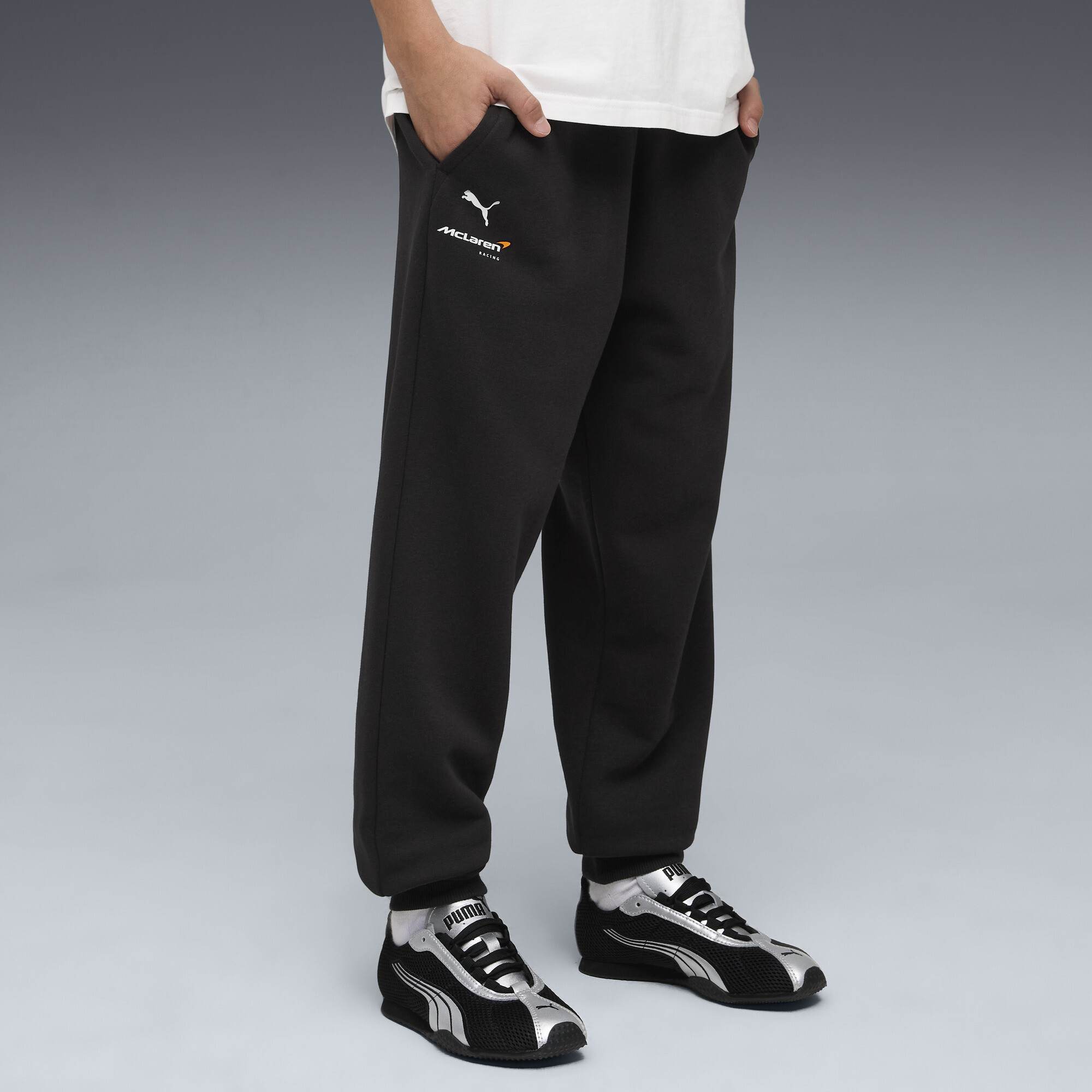 PUMA McLAREN RACING Essentials broek, Zwart, Maat 11-12Y thumbnail 4