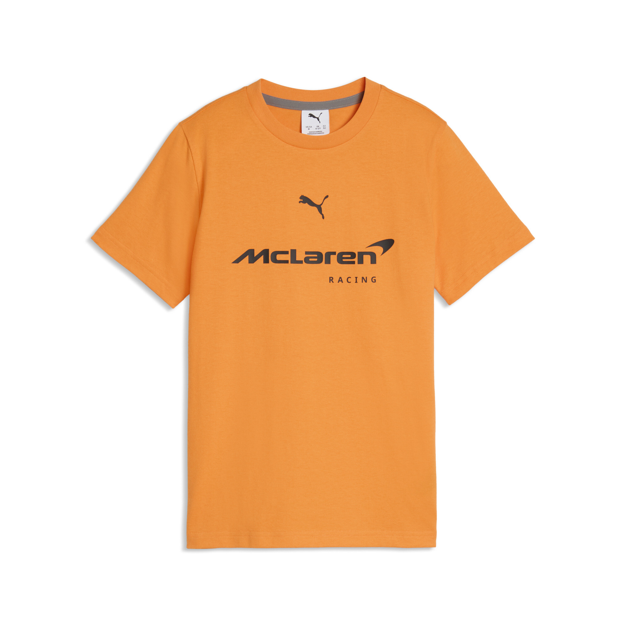 PUMA   Kids Papaya Mclaren Racing Big Logo T-Shirt Youth - Size 15-16 Youth