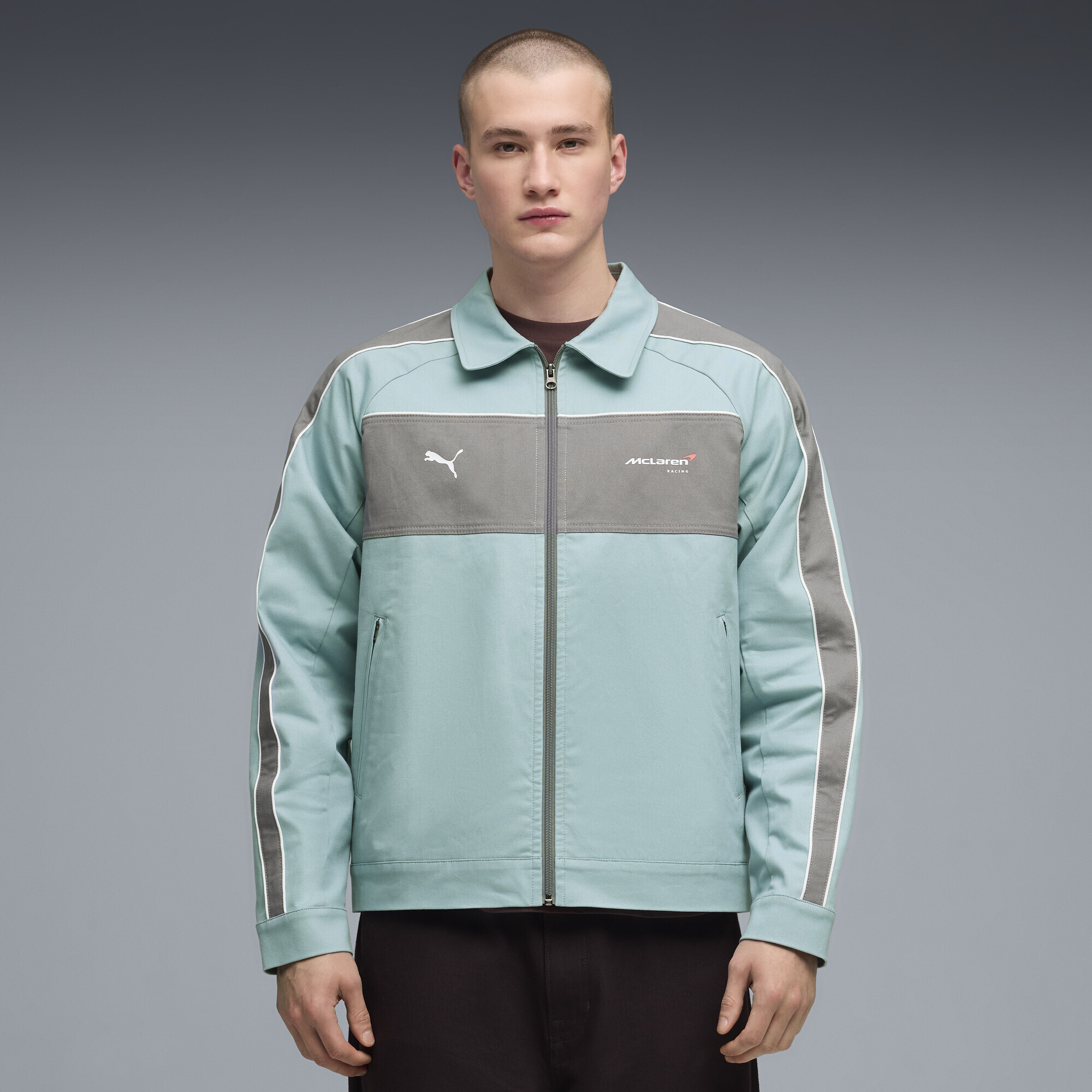 PUMA McLAREN RACING Coach T7 jack voor Heren, Maat L thumbnail 4