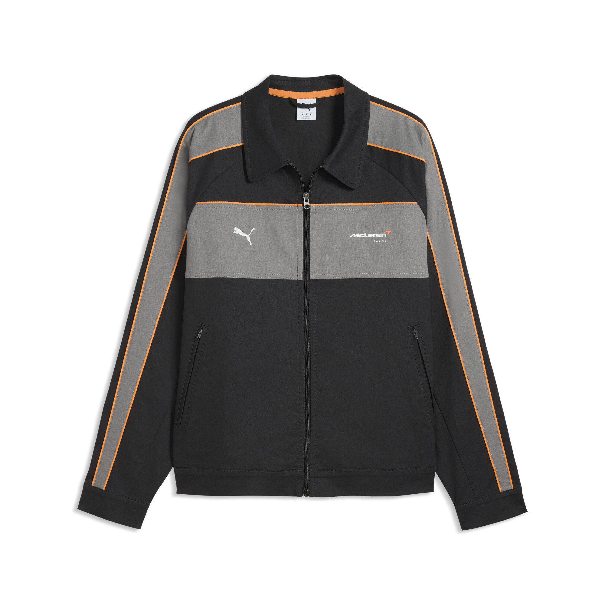 PUMA McLAREN RACING Coach T7 jack voor Heren, Zwart, Maat S thumbnail 3