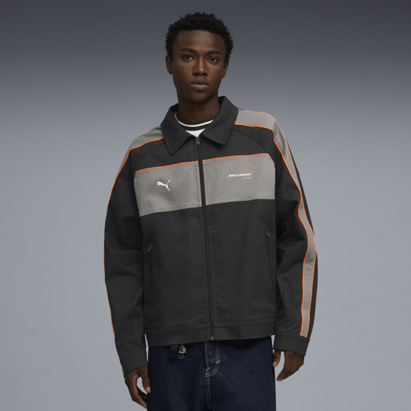 Campera PUMA McLAREN RACING Coach T7 para Hombre En Titan Negro