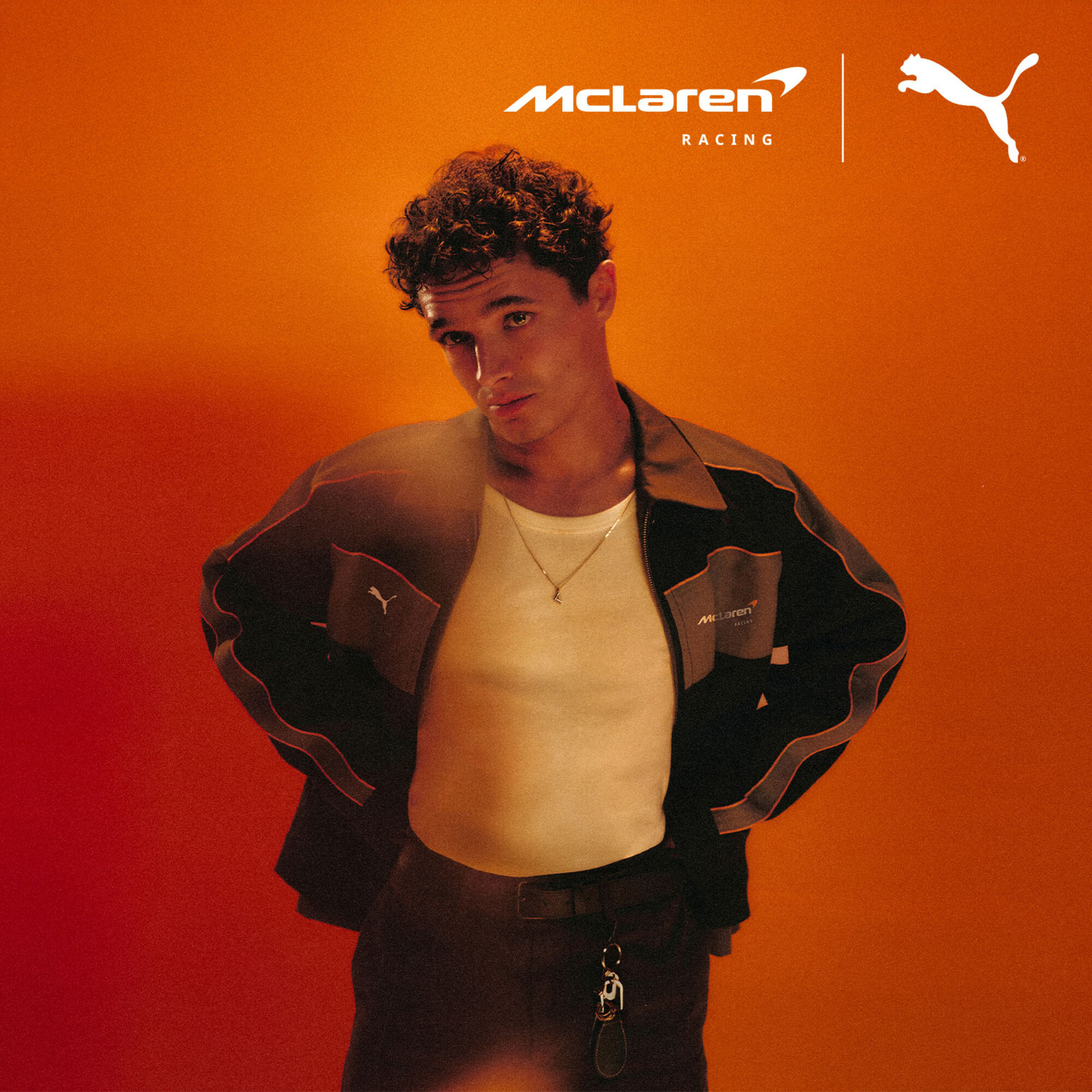 PUMA McLAREN RACING Coach T7 jack voor Heren, Zwart, Maat S thumbnail 4