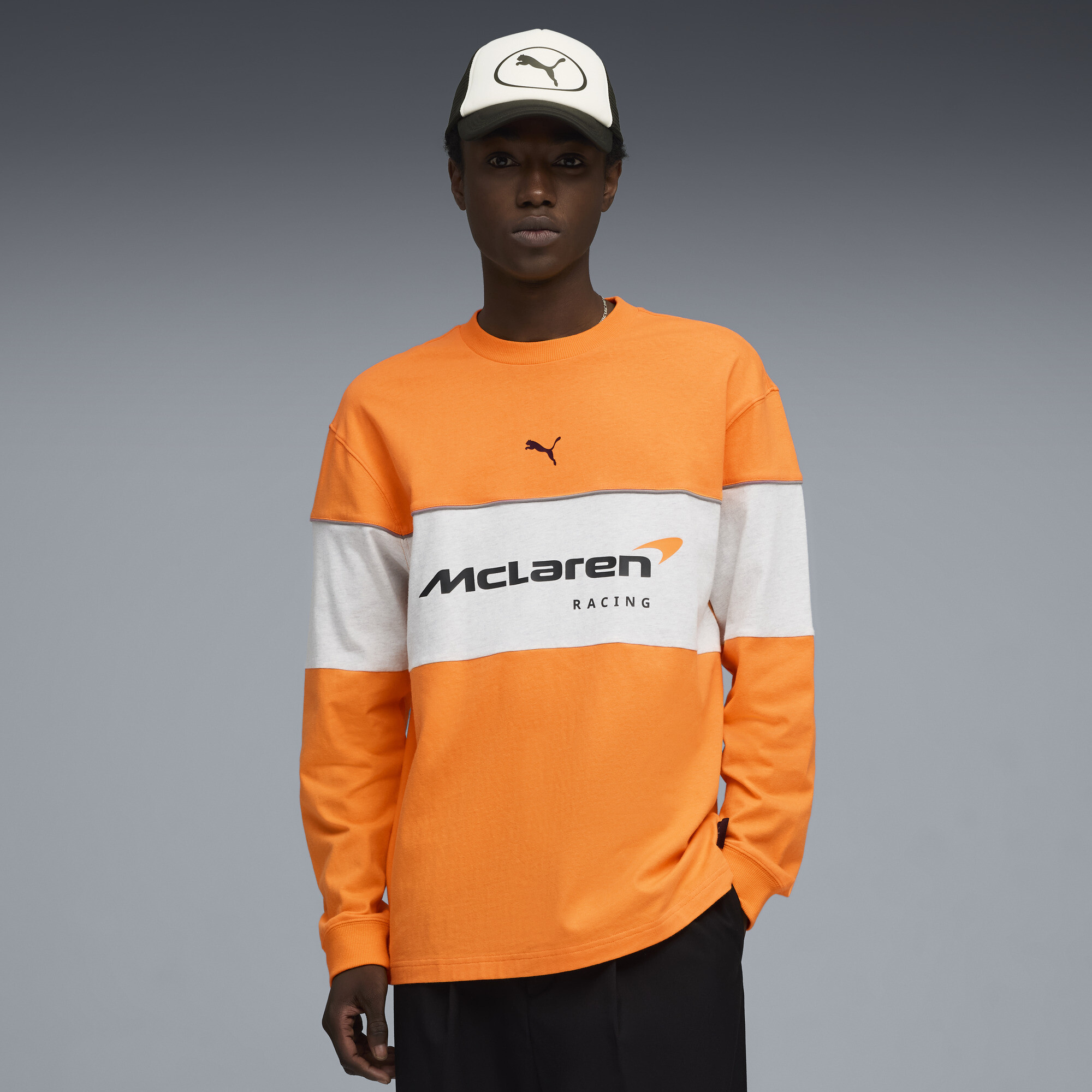 PUMA McLAREN RACING Lifestyle relaxed sweatshirt voor Heren, Maat XL thumbnail 4