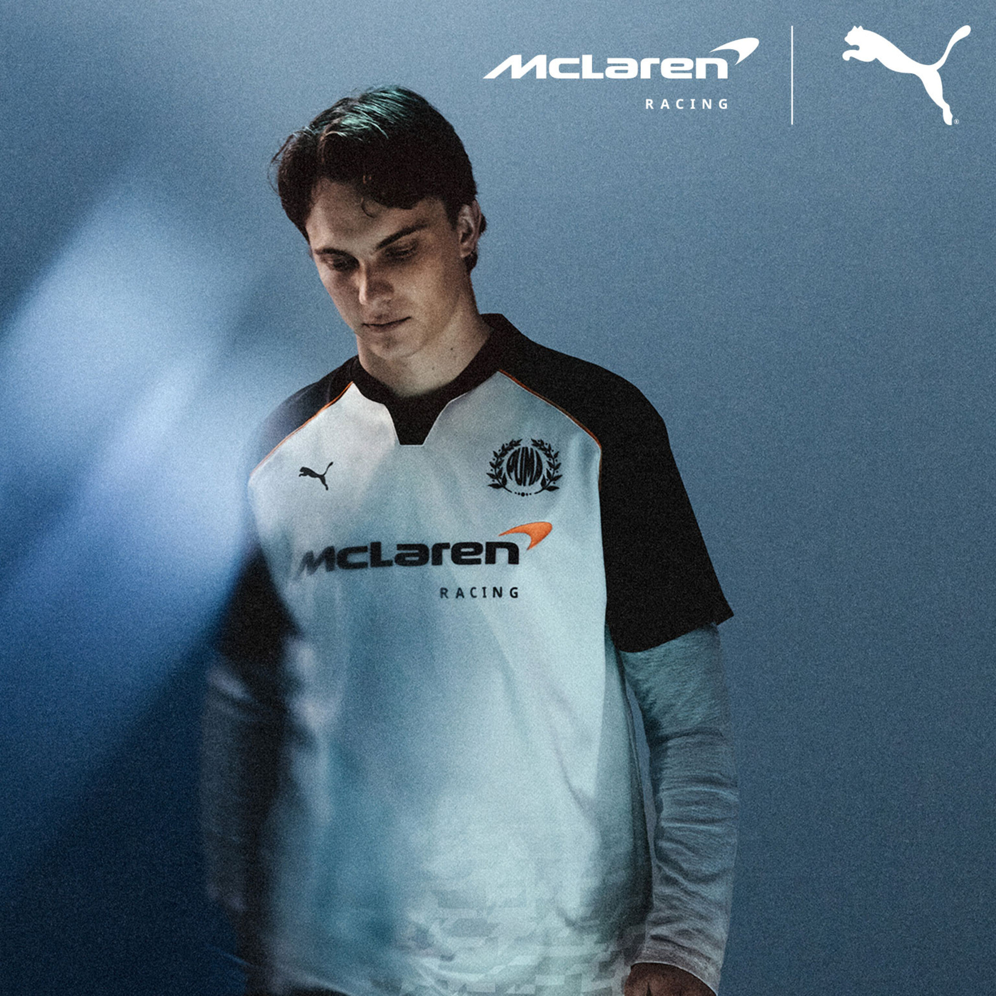 PUMA McLAREN RACING relaxed shirt voor Heren, Zwart, Maat M thumbnail 2