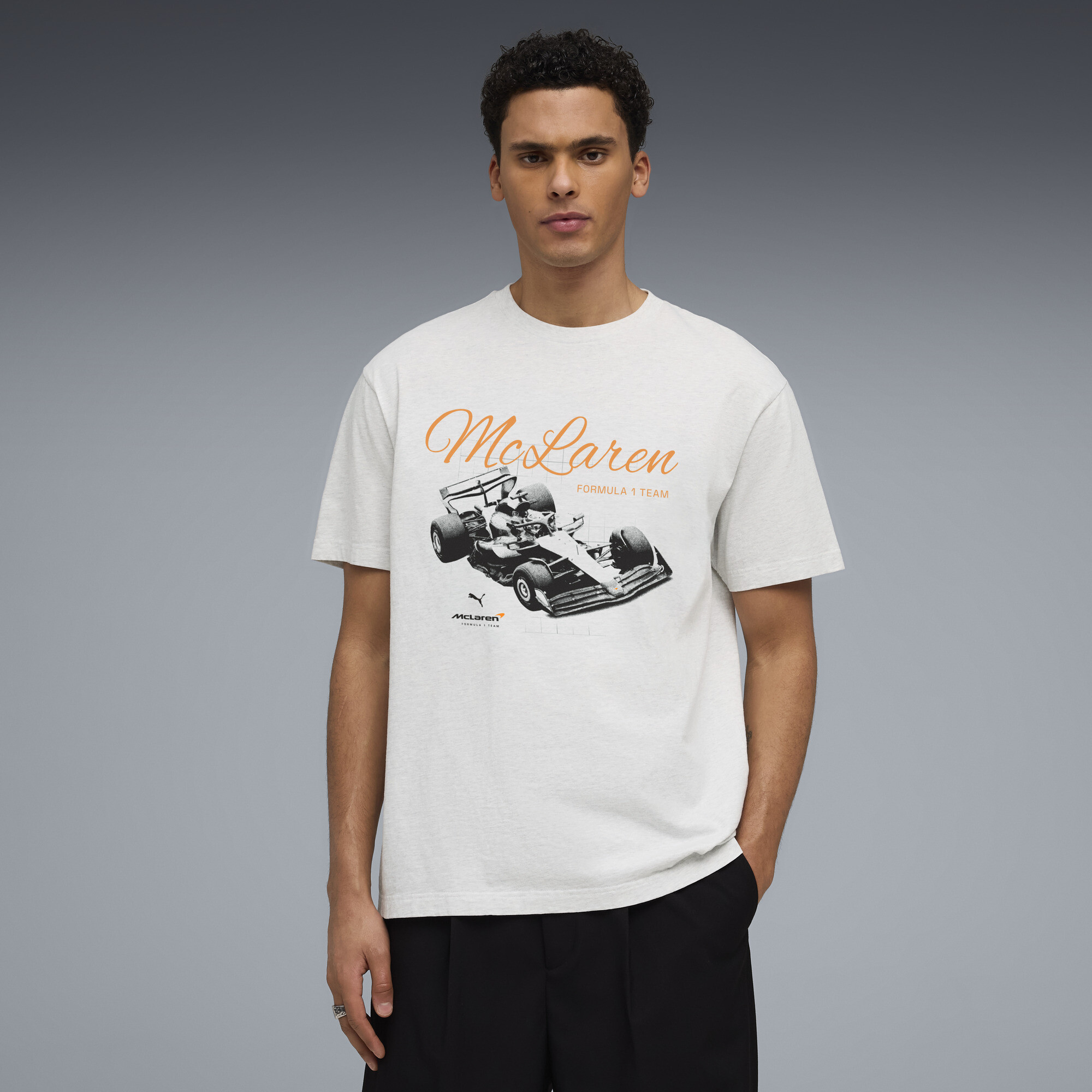 Футболка McLAREN RACING Graphic Tee Men | Цвет: Белый | White Glow