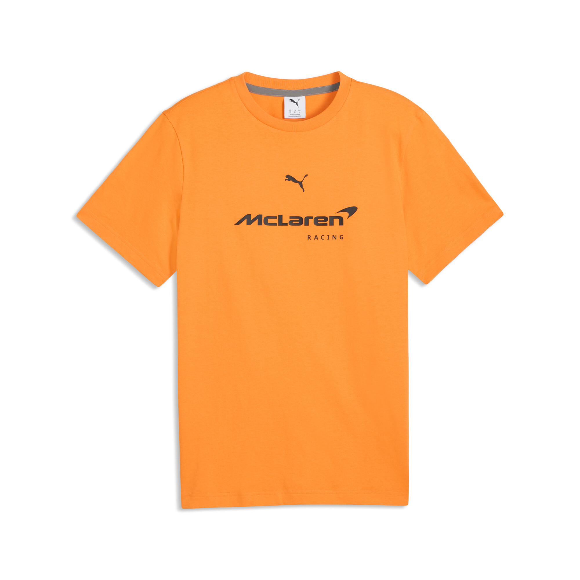 PUMA Men's Papaya Mclaren Racing Big Logo T-Shirt