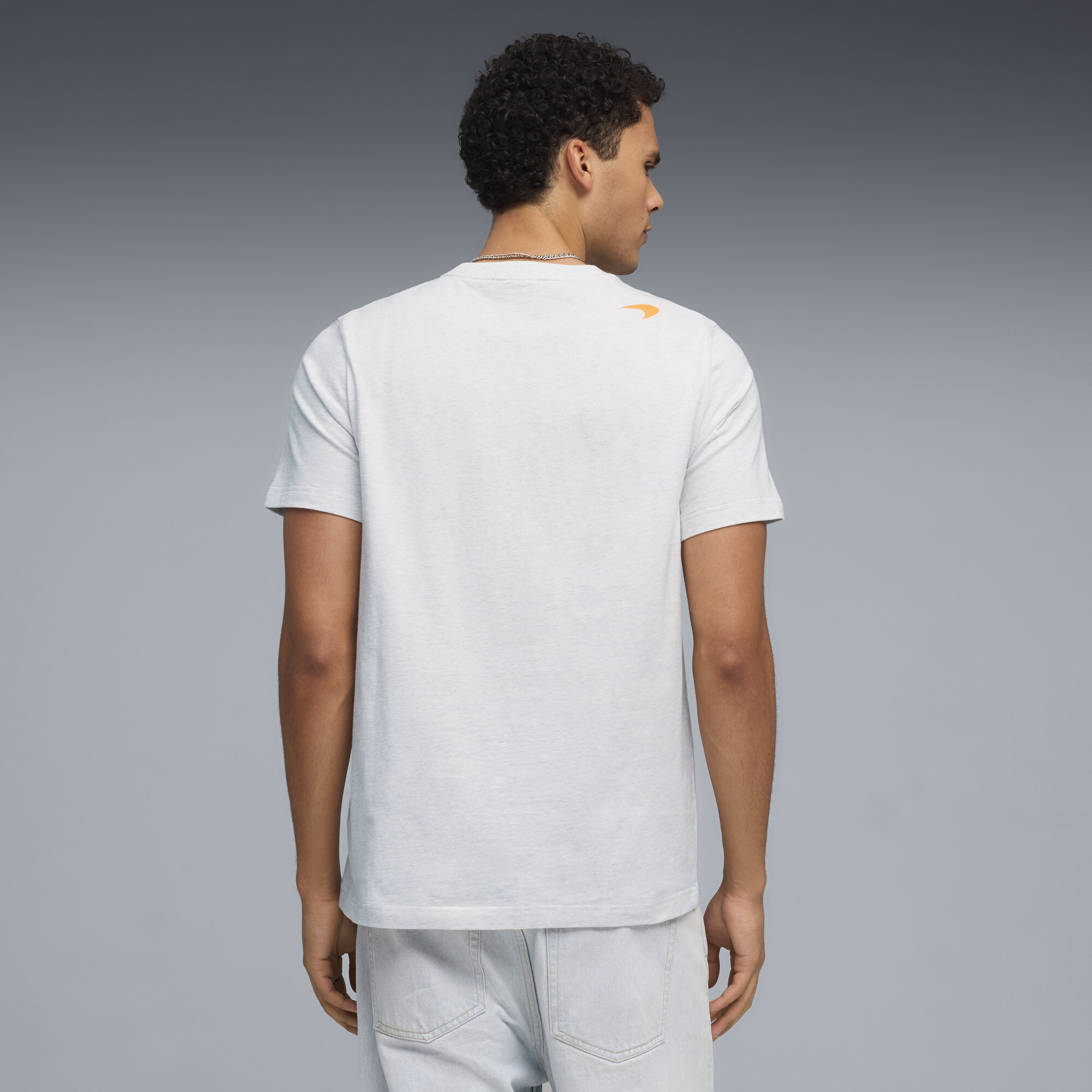 PUMA McLAREN RACING Big Logo T-shirt voor Heren, Wit, Maat L thumbnail 3