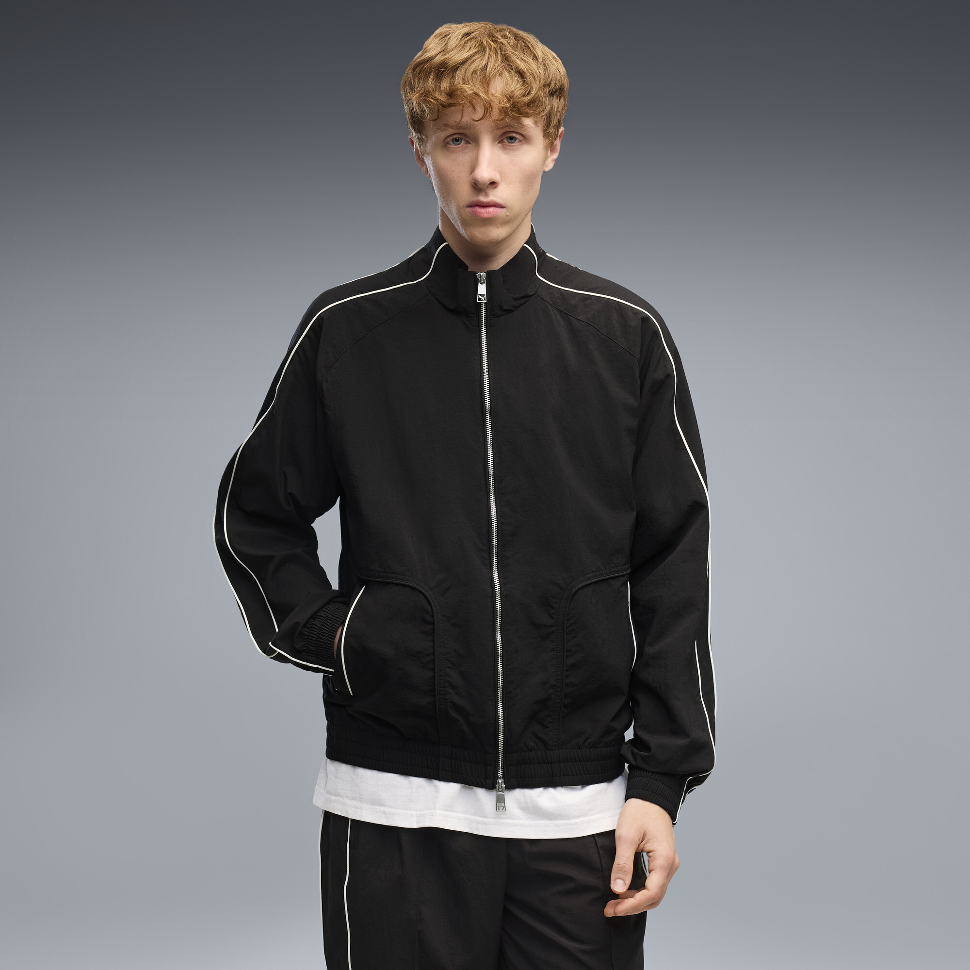 PUMA T7 Icons Men's Jacket in Black, Size L