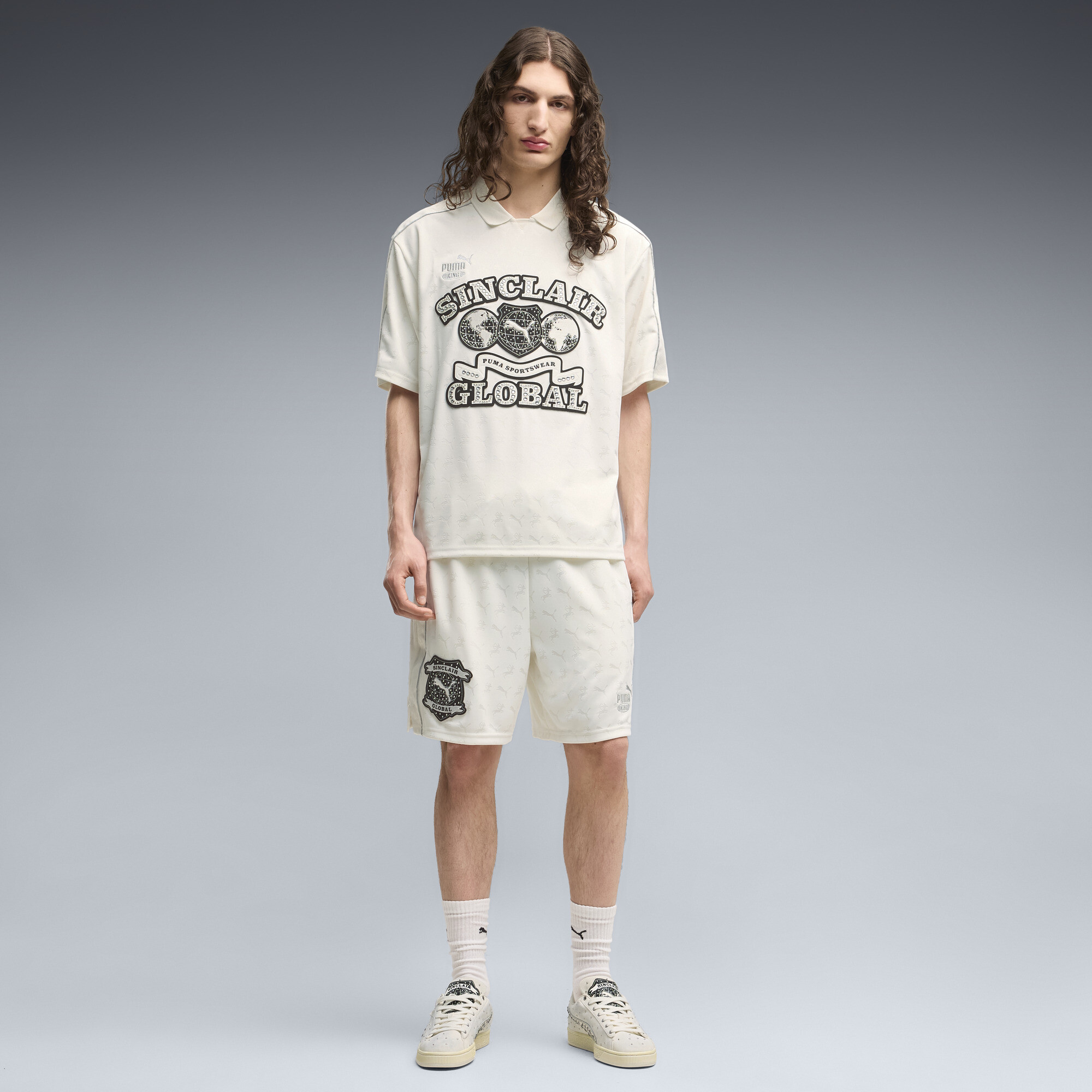 PUMA x SINCLAIR Men's Soccer Shorts in White, Size XL
