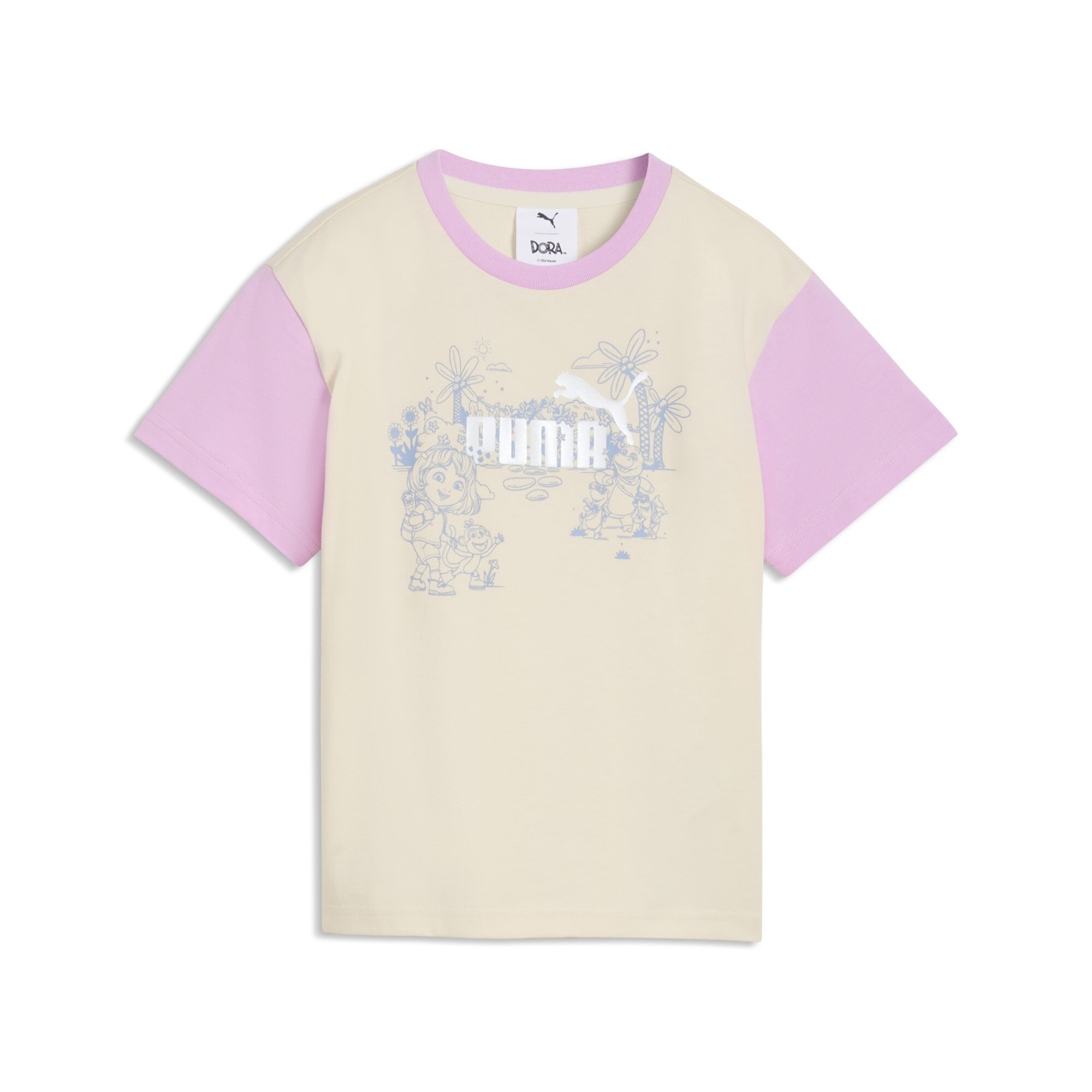 PUMA x DORA THE EXPLORER Relaxed Graphic T-Shirt Kinder, Accessoires, Weiß, 2-3Y