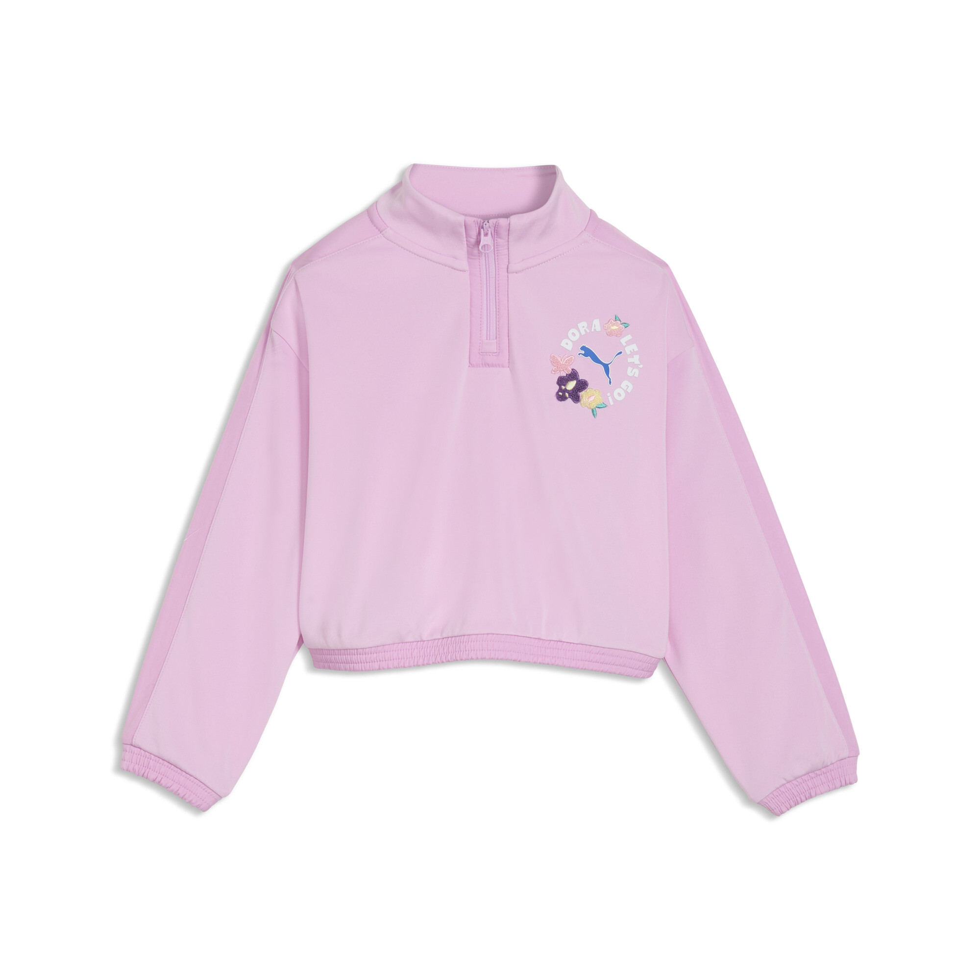 PUMA x DORA THE EXPLORER T7 Relaxed Sweatshirt Kinder, Accessoires, Rosa, 4-5Y