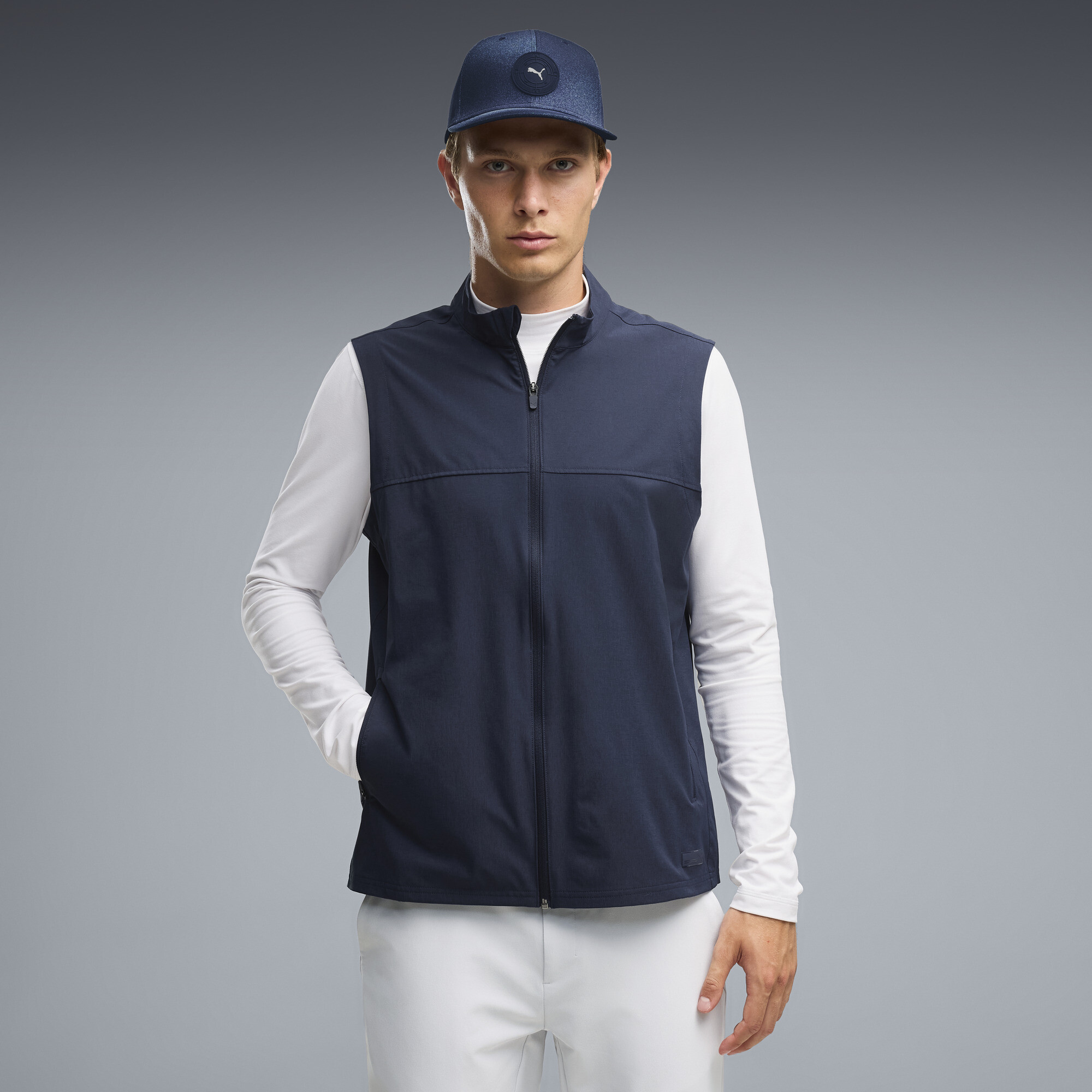 PUMA Avant Golfweste Herren, Kleidung, Blau, S