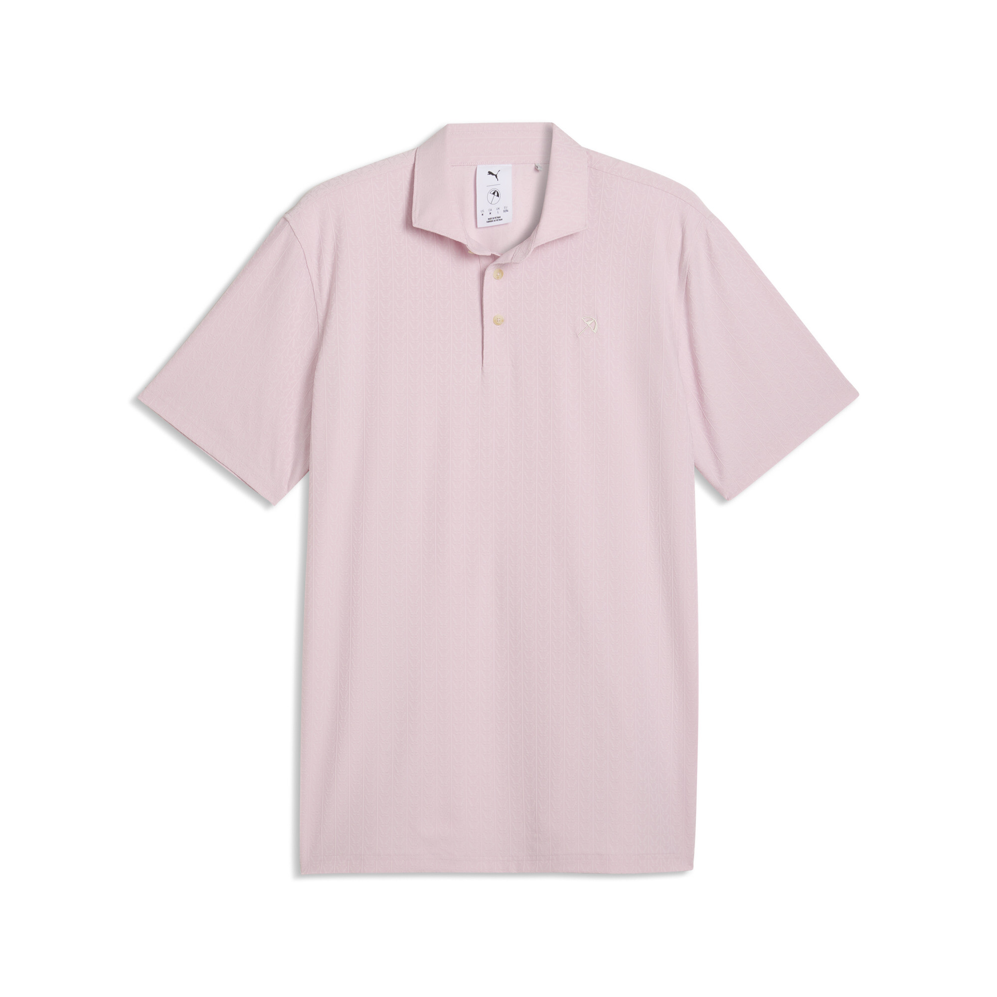 Męska koszulka polo PUMA x ARNOLD PALMER TextuCzerwony, Akcesoria, Różowy, 3XL