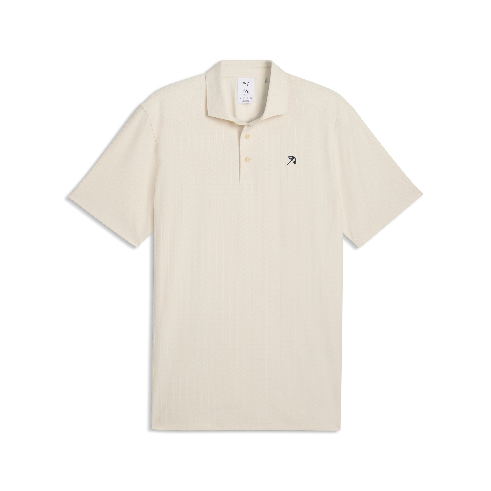 Męska koszulka polo PUMA x ARNOLD PALMER TextuCzerwony, Akcesoria, Biały, 3XL