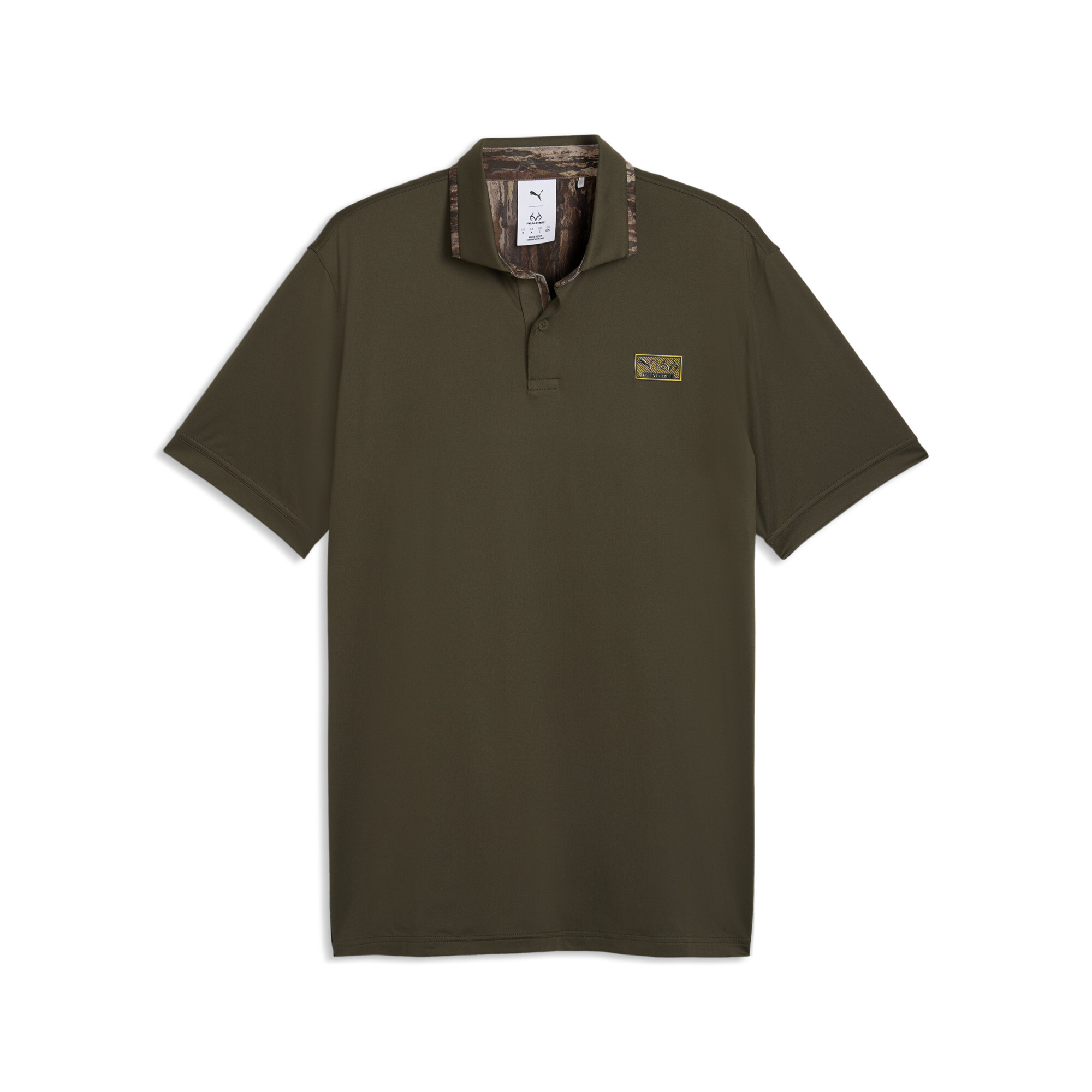 PUMA x REALTREE Solide golfpolo voor Heren, Maat XL