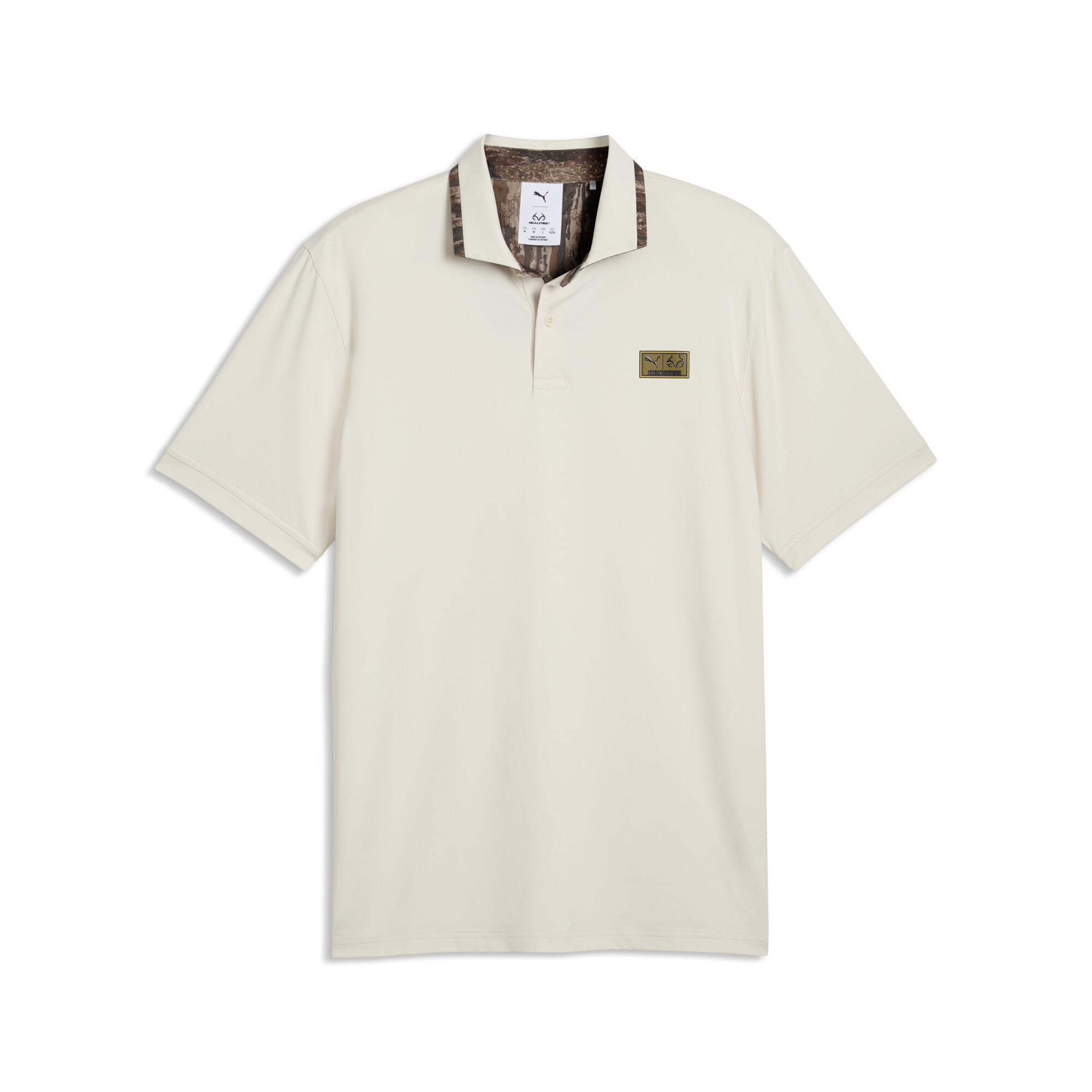 PUMA x REALTREE Solide golfpolo voor Heren, Maat L