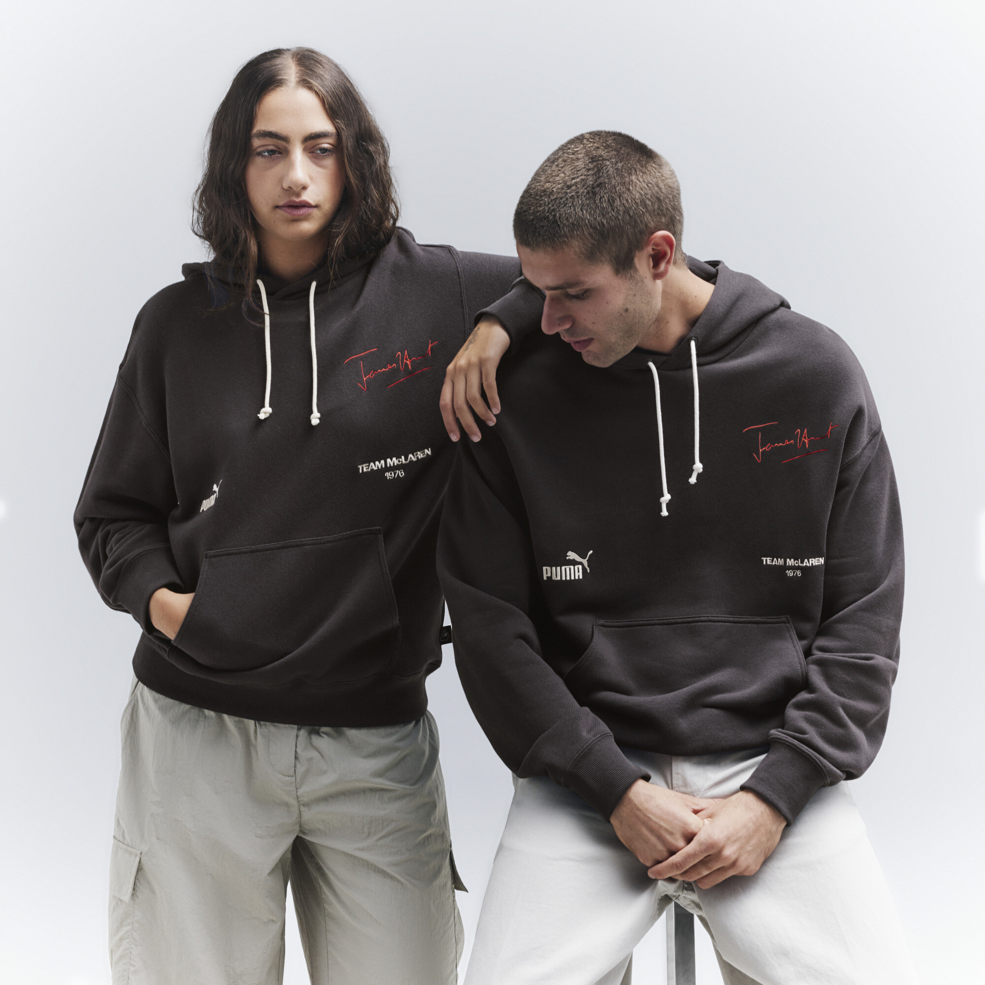 PUMA Hoodie à motif James Hunt McLAREN RACING Unisexe Vêtements