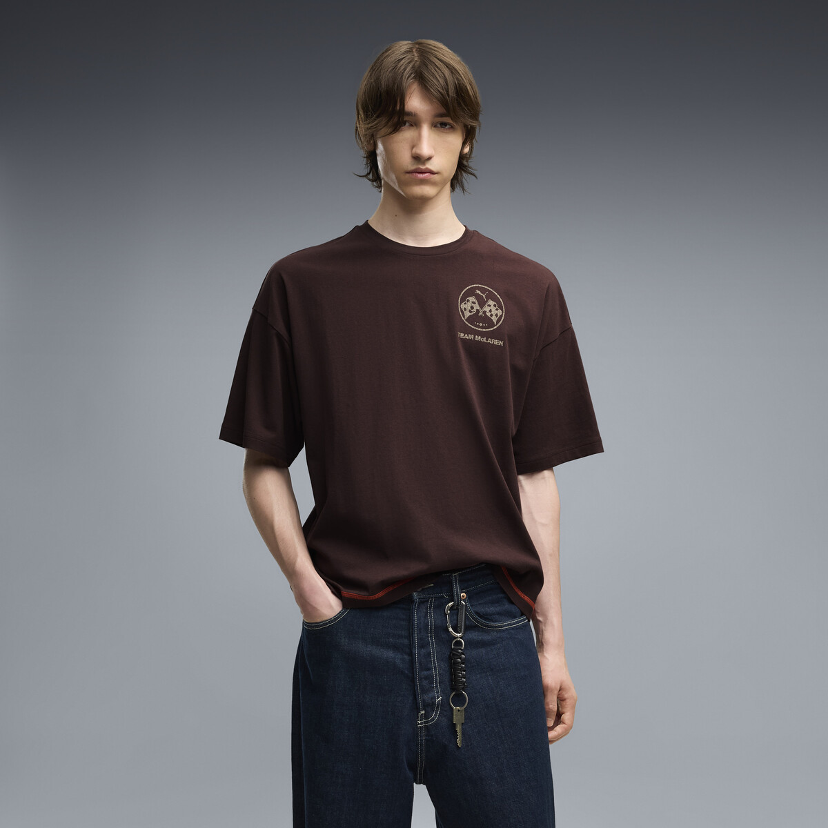 McLAREN RACING Graphic T-Shirt Men in Chocolate Fondue by PUMA, Small