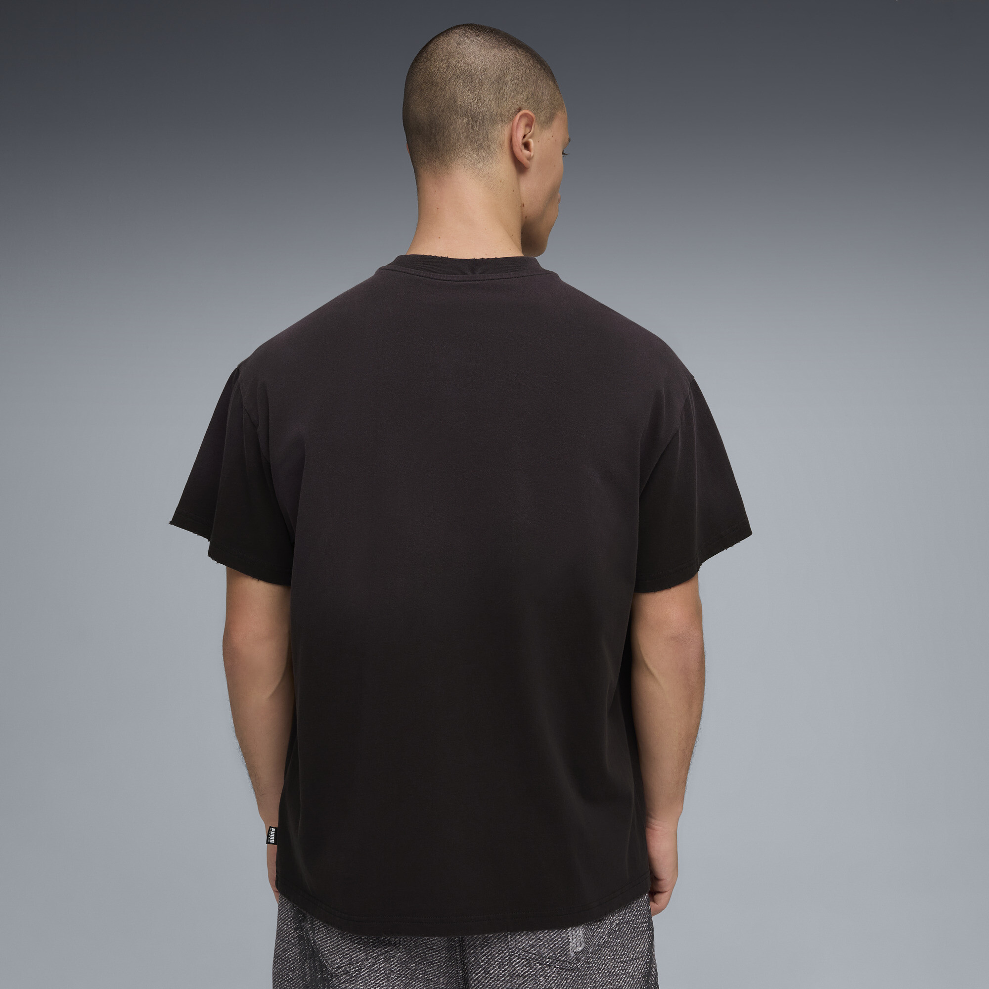 PUMA x FAST&FURIOUS relaxed basketbal-T-shirt voor Heren, Zwart/Wit, Maat XXL thumbnail 5