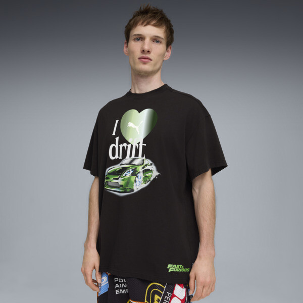 Remera de básquet PUMA x FAST & FURIOUS para Hombre En Negro