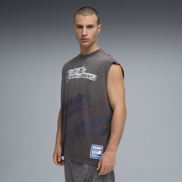 Remera sin mangas PUMA x FAST & FURIOUS Cut-Off para Hombre En Dusky Gris