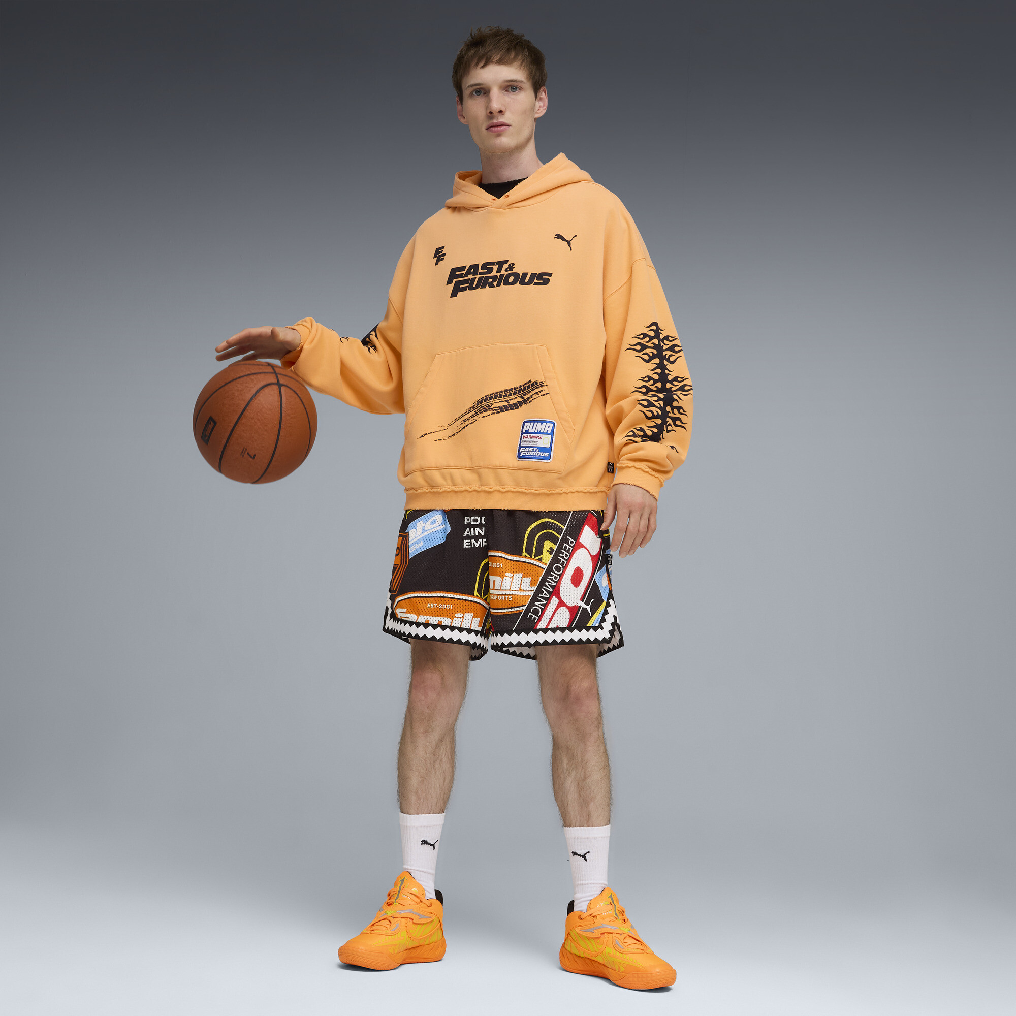 PUMA x FAST&FURIOUS hoodie voor Heren, Maat XS thumbnail 4