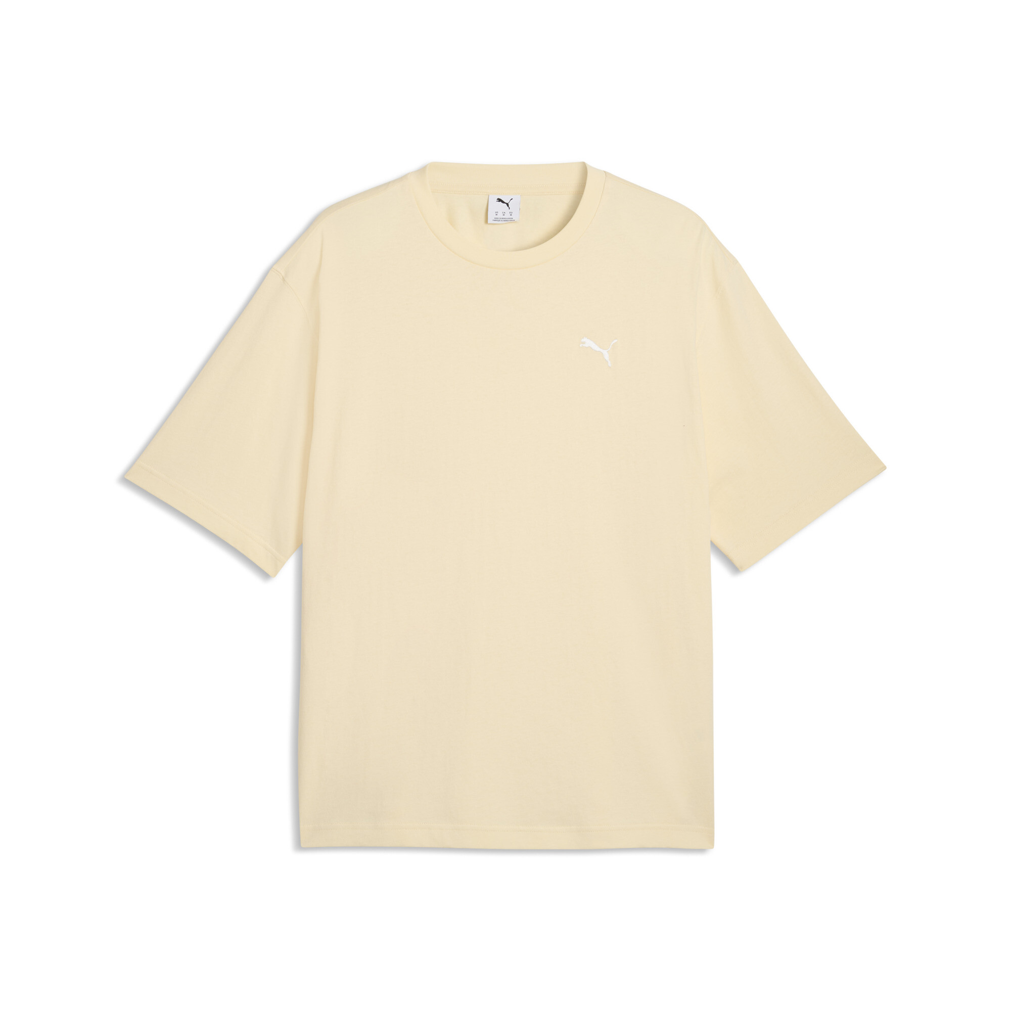 PUMA T shirt décontracté à coupe boxy Essentials Homme Vêtements Jaune