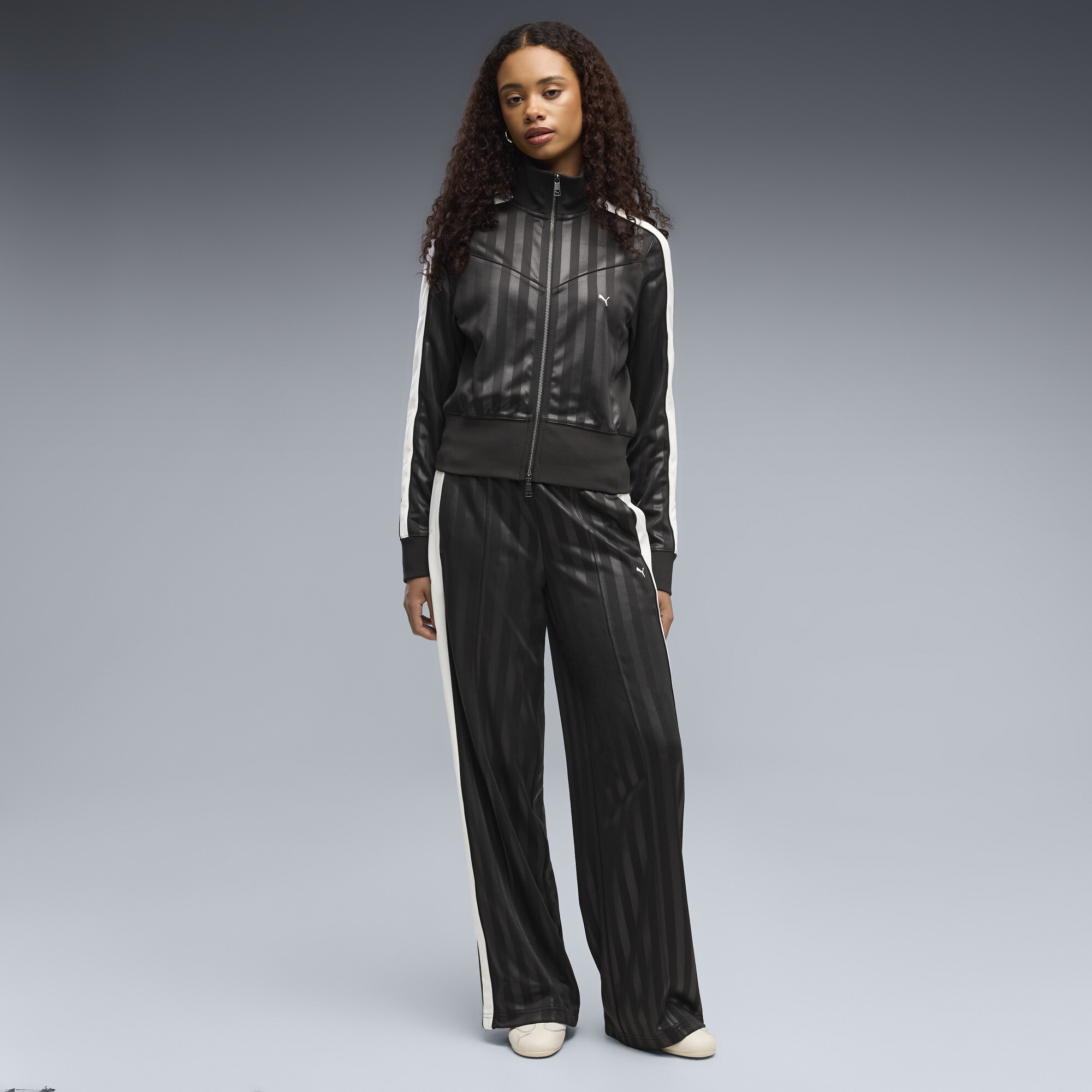 Puma T7 Women's Relaxed Track Pants In Black