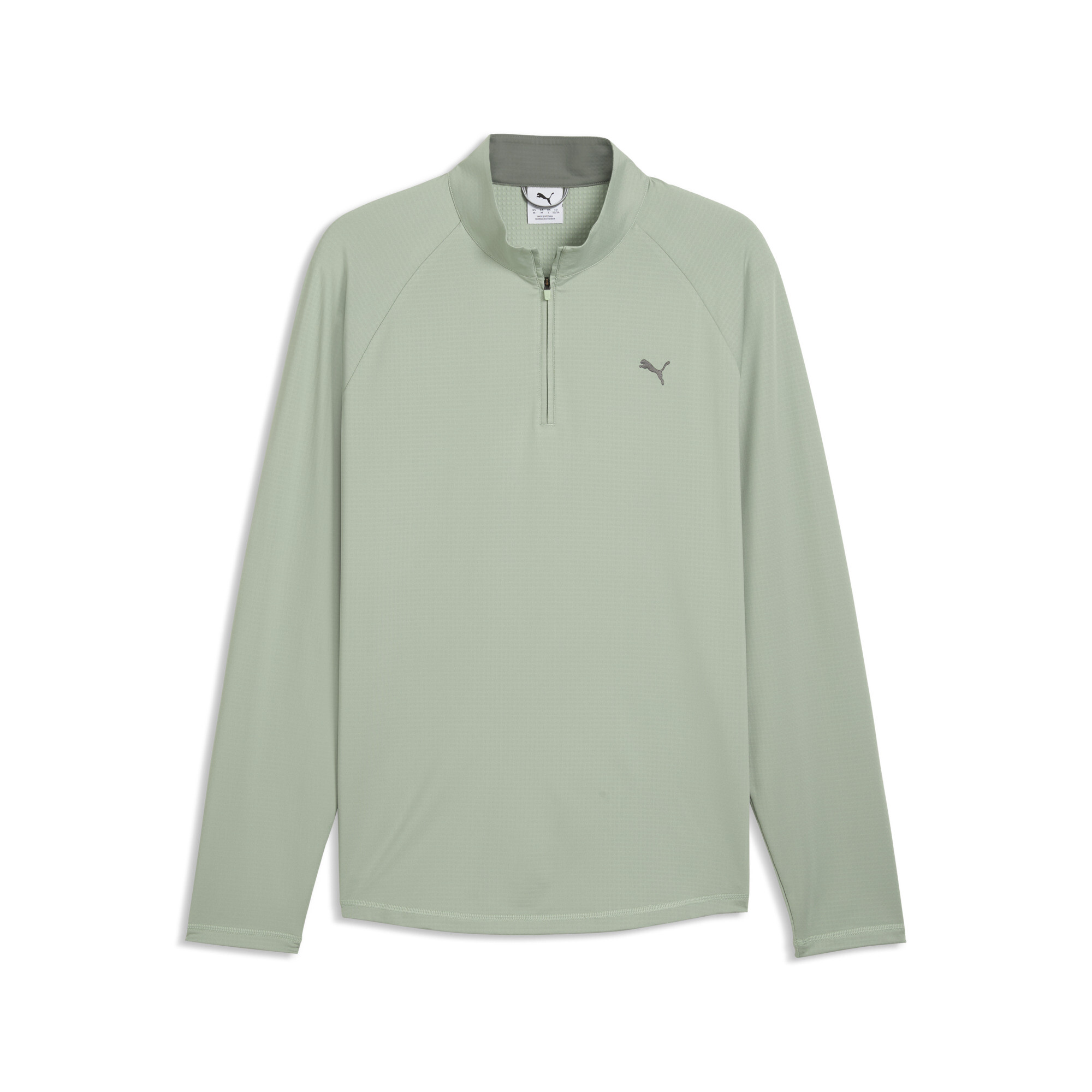 PUMA Veste de golf 12 zip Pure Grid Homme Accessoires Vert M 70$