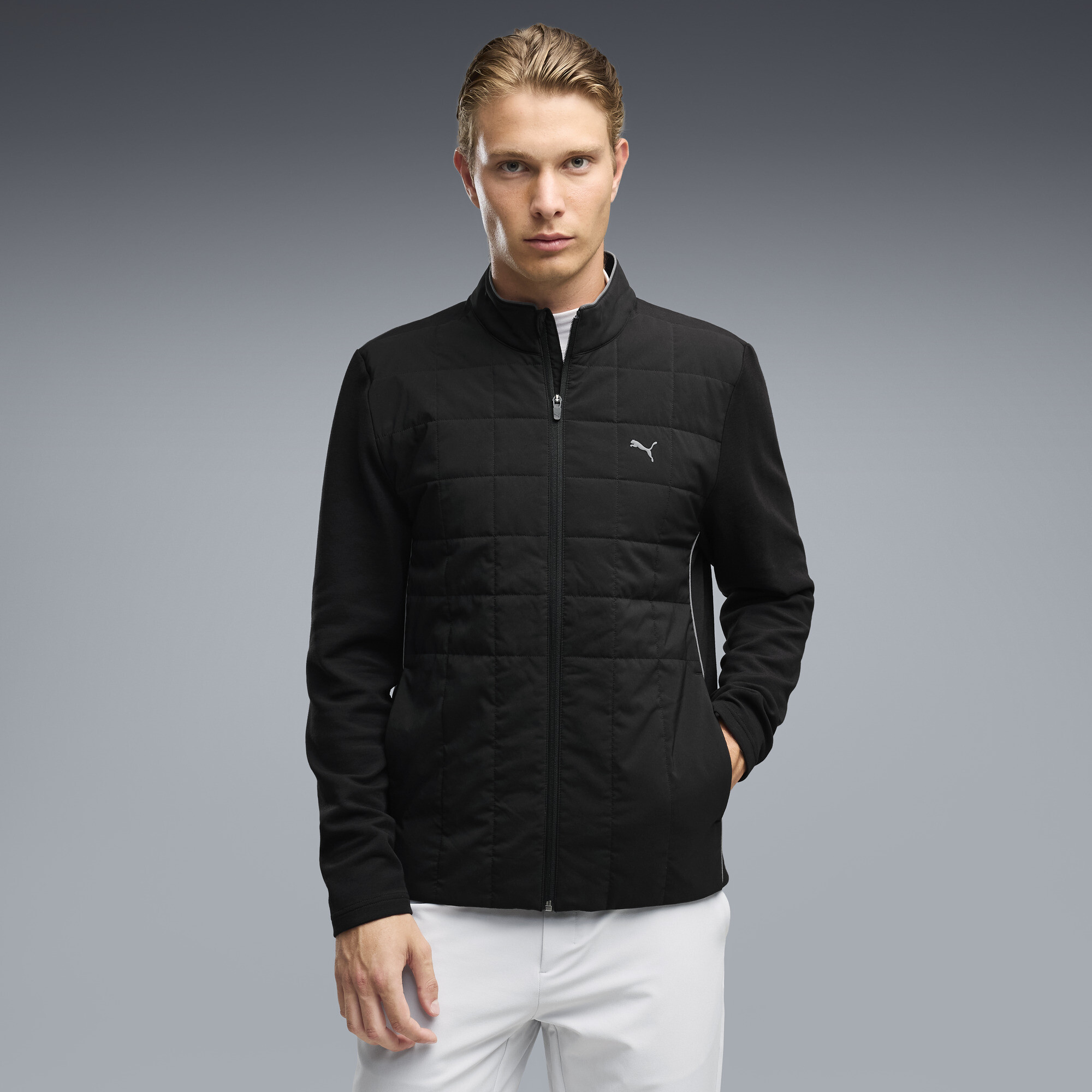 PUMA Veste de golf hybride en polaire CLOUDSPUN Homme Vtements Noir M 120 €