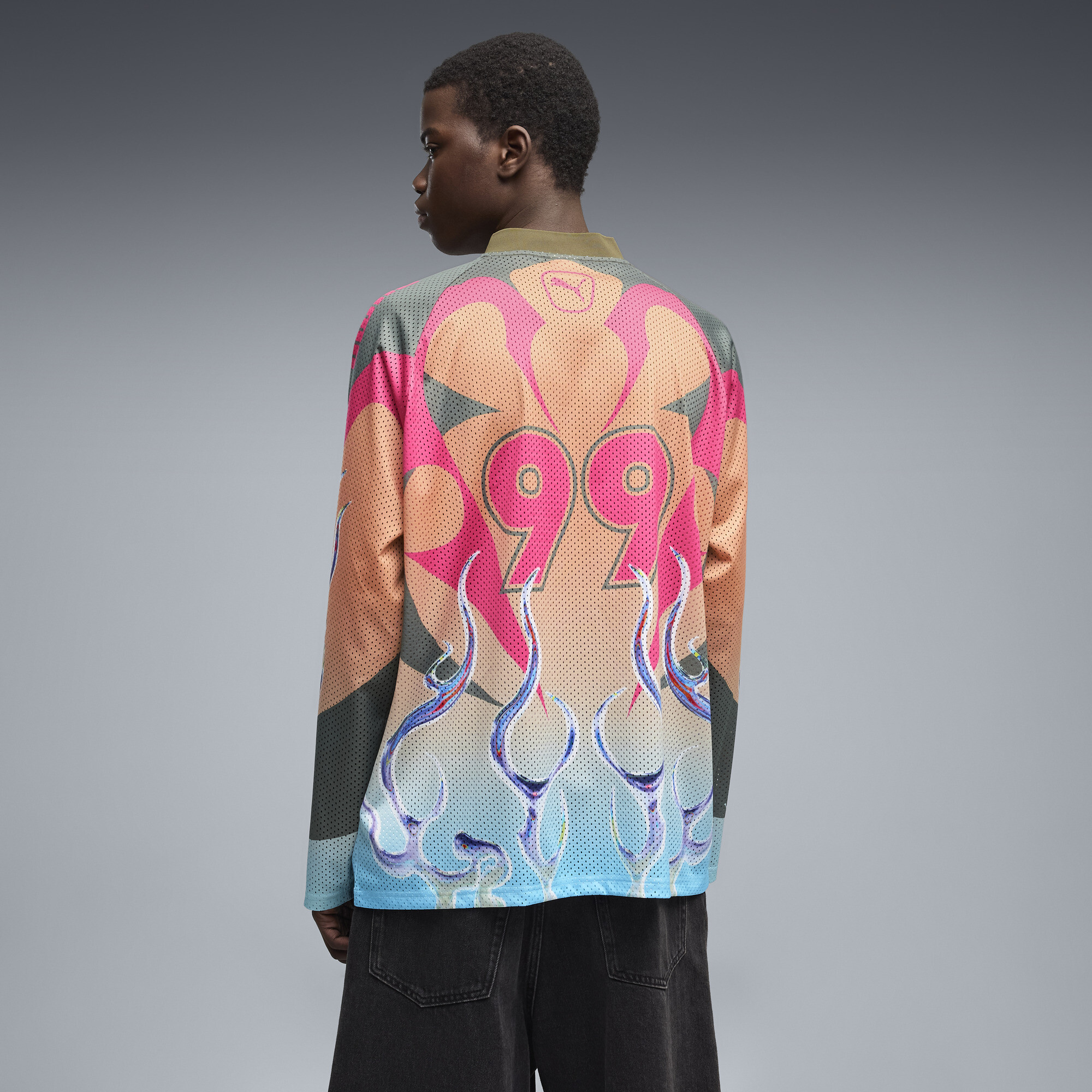 FUTURE.PUMA.ARCHIVE relaxed shirt met lange mouwen voor Heren, Groen, Maat M thumbnail 3