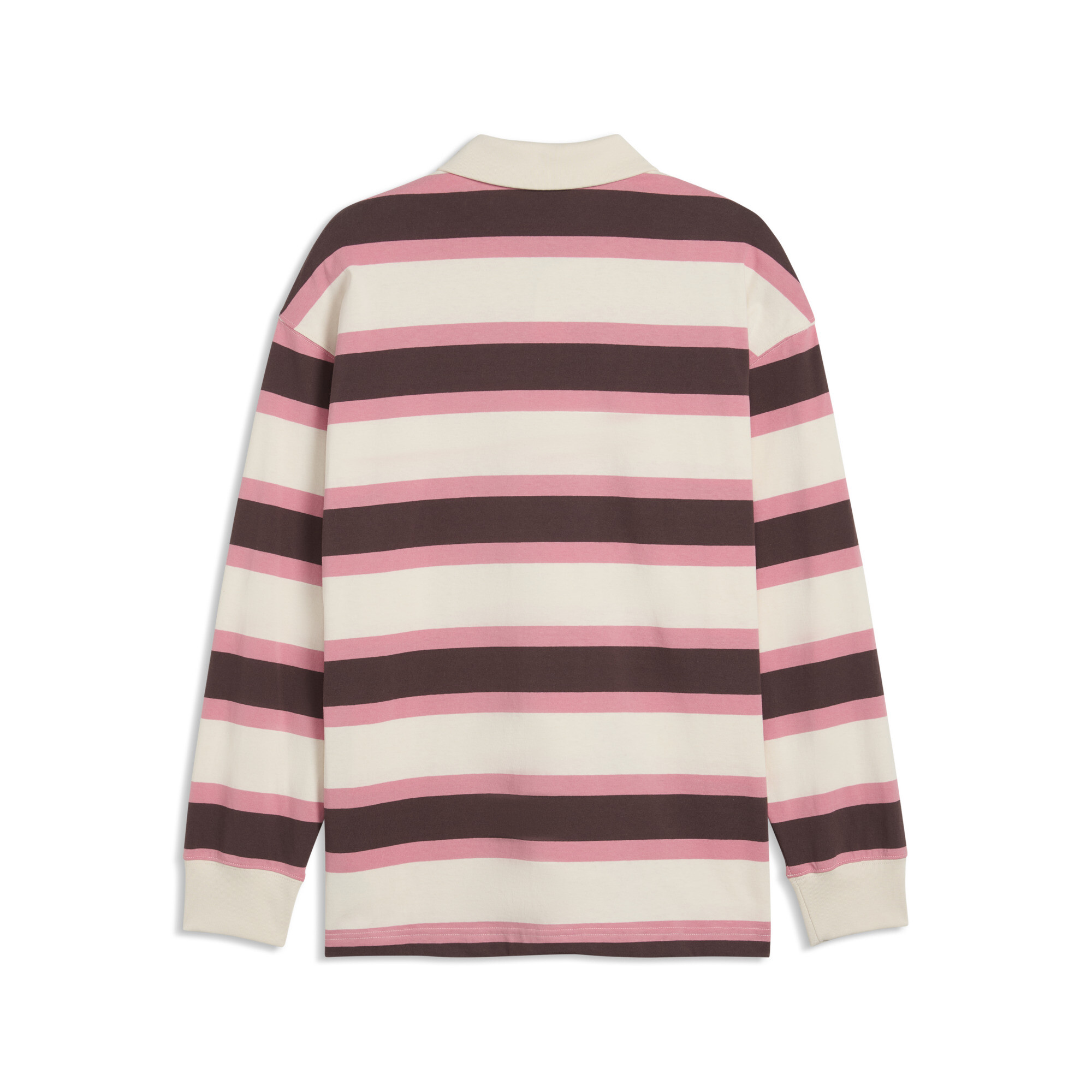 PUMA Wardrobe Essentials rugbypolo met lange mouwen voor Heren, Bruin, Maat XXL thumbnail 2