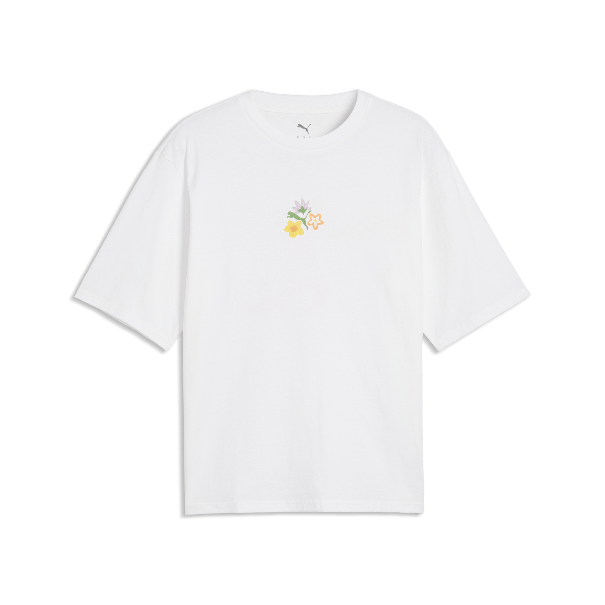 PUMA T shirt Boxyà imprimés de fleurs Wardrobe Essentials Homme Accessoires - vue 1